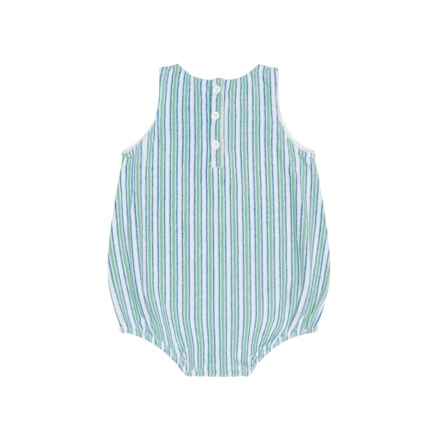 French Terry Romper | Tamarin Stripe