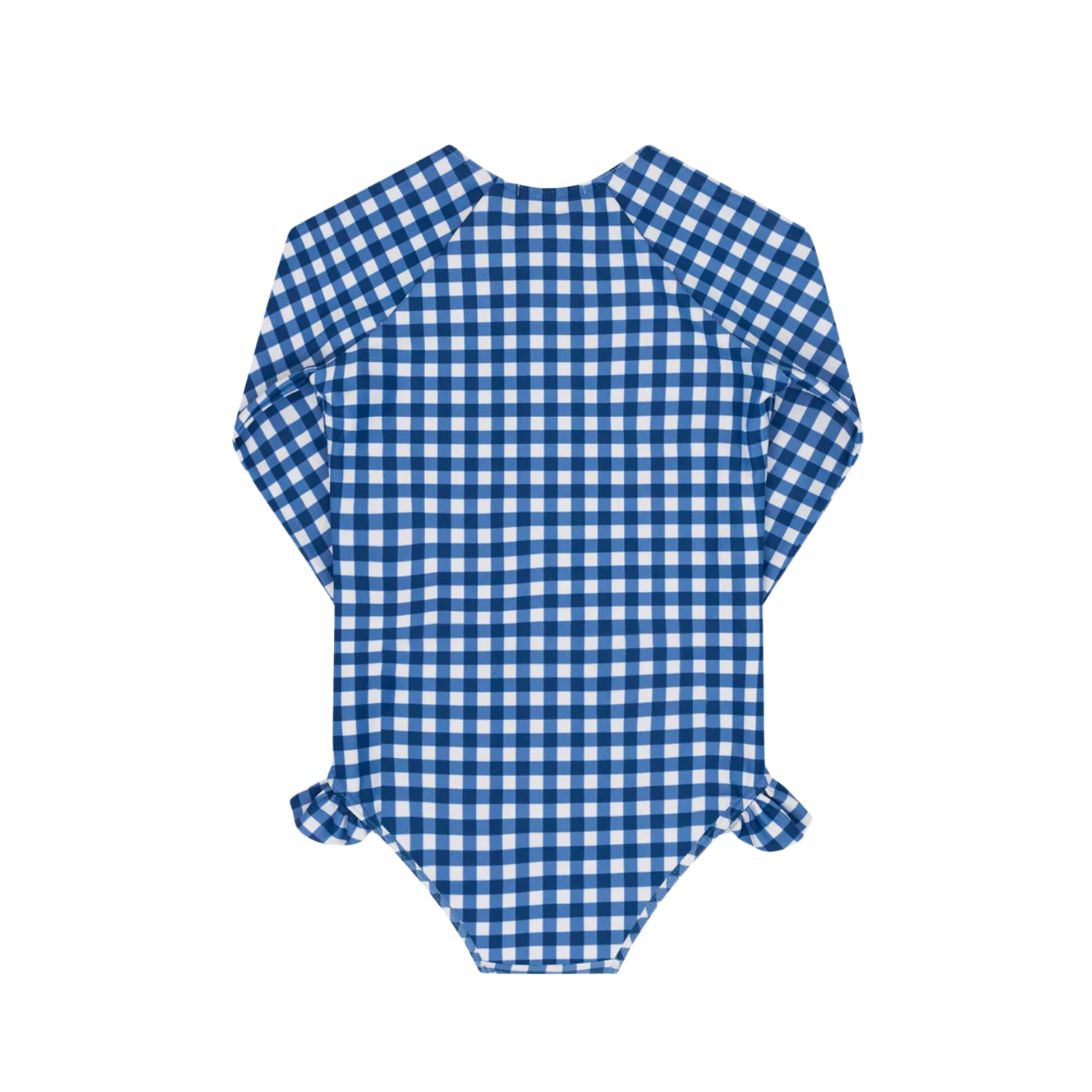 Navy Front Zip One Piece | Picnic Gingham