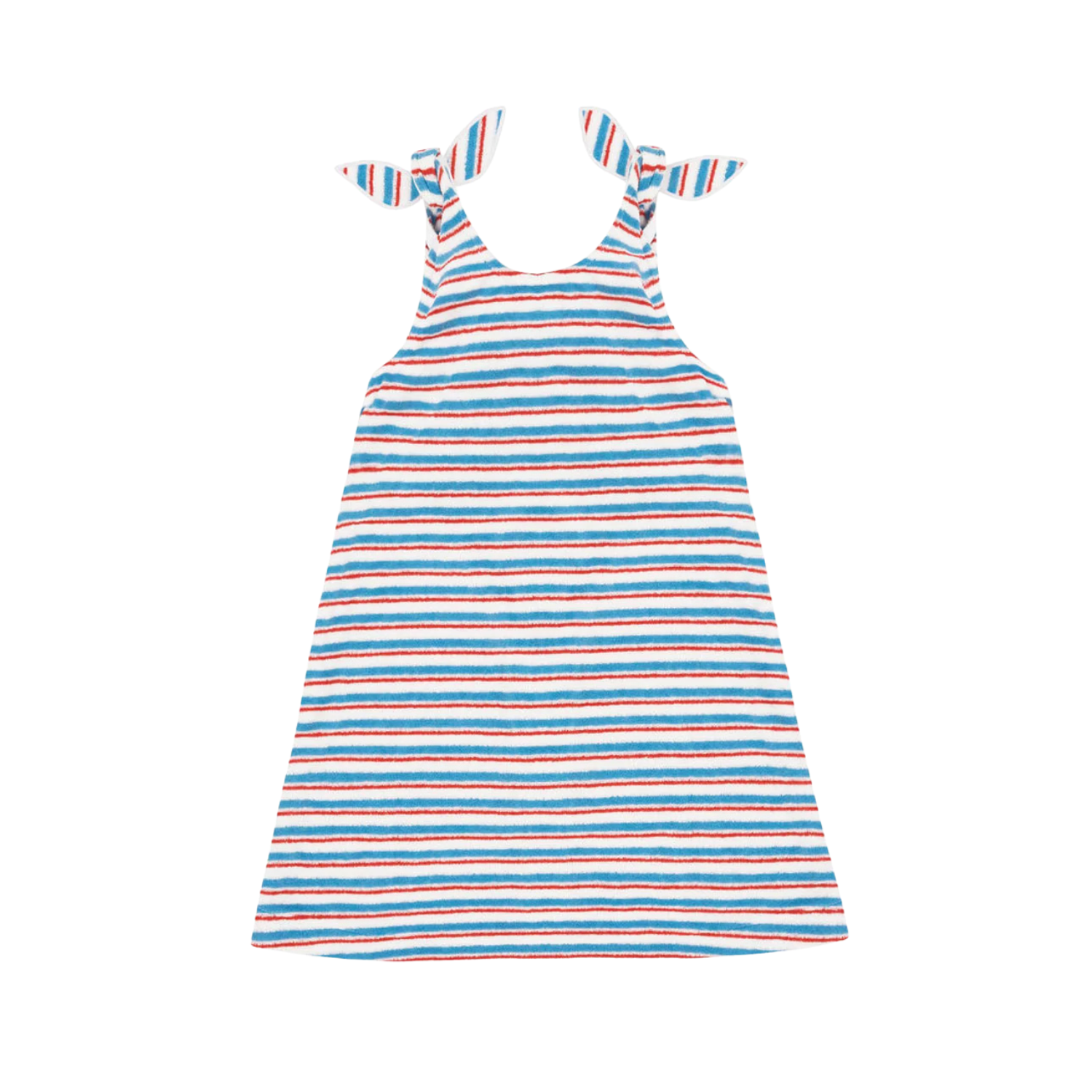 French Terry Tie Knot Dress | Jetty Stripe