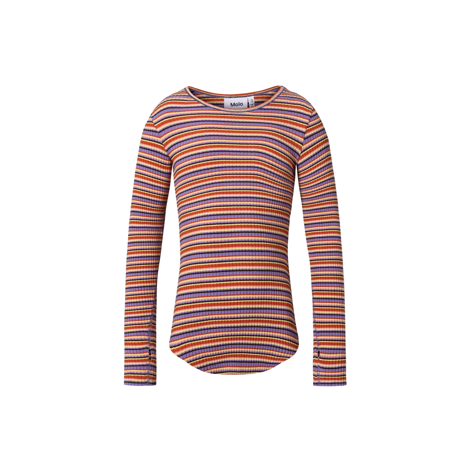 Rochelle T-shirt | Purple Flame Stripe