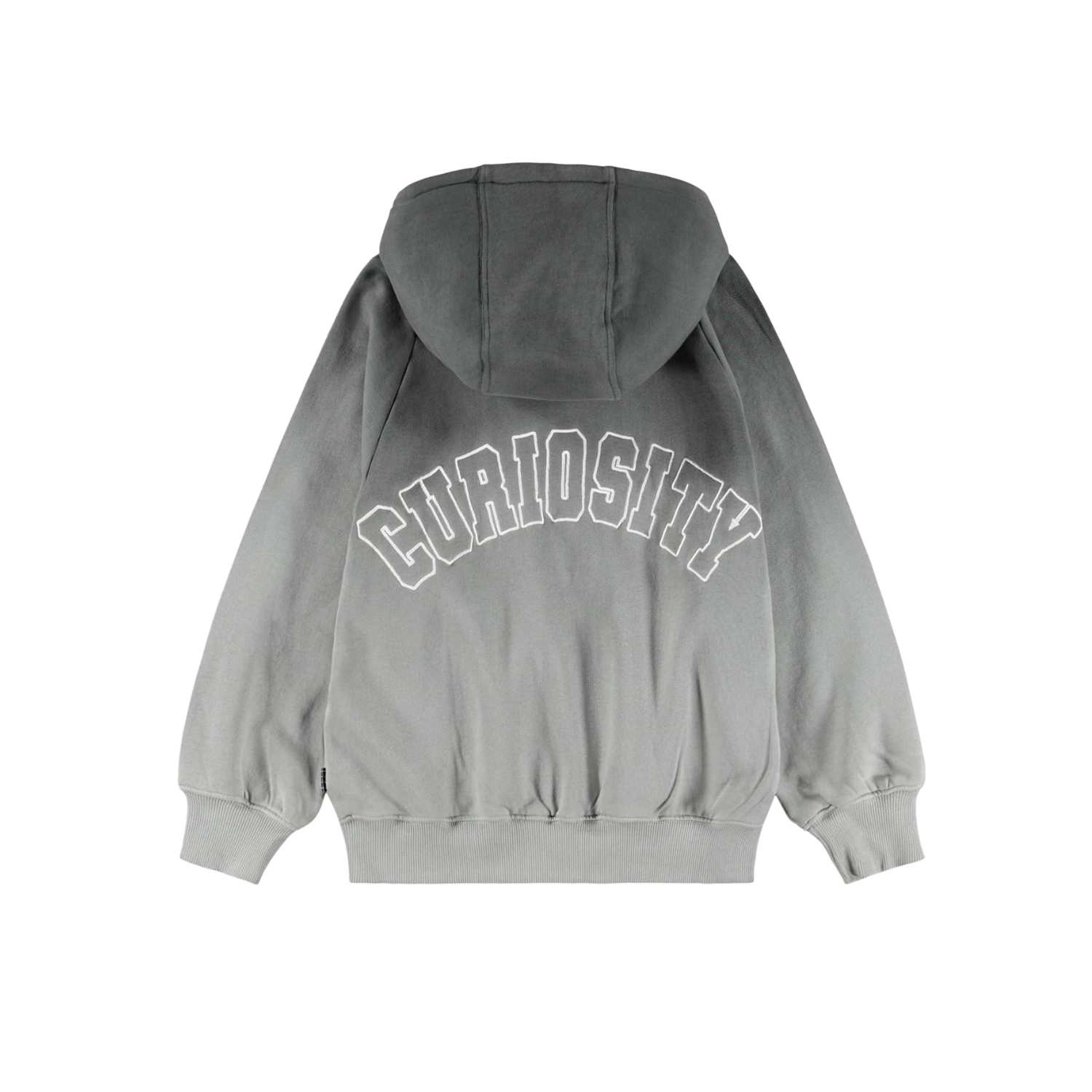 Mic Hoodie Set | Storm Grey Dip Dye