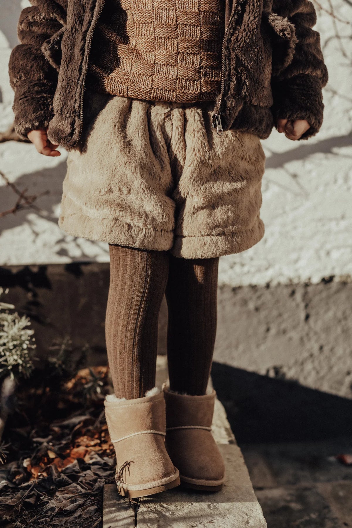 Morley Tights | Brown Cappuccino