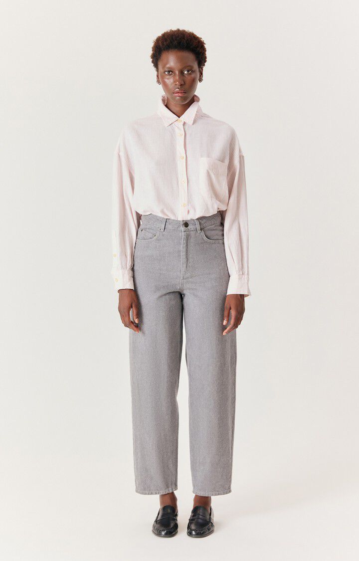Womens Nafow Balloon Jeans | Brushed Grey