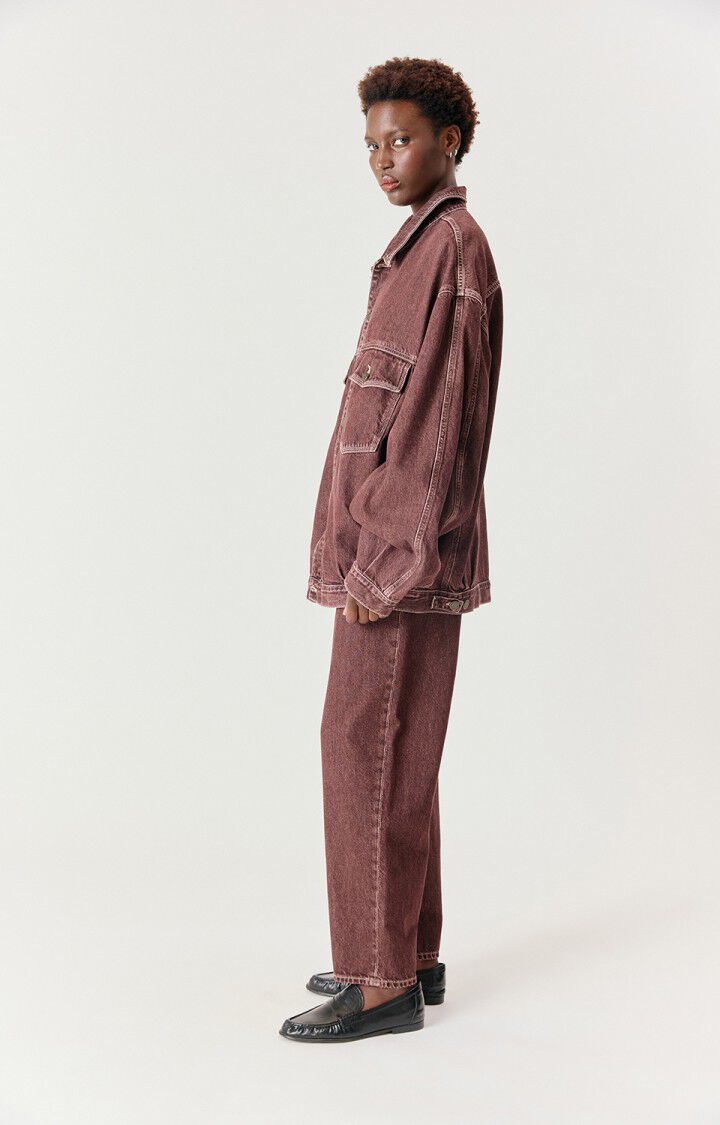 Womens Oshow Balloon Jeans | Grape