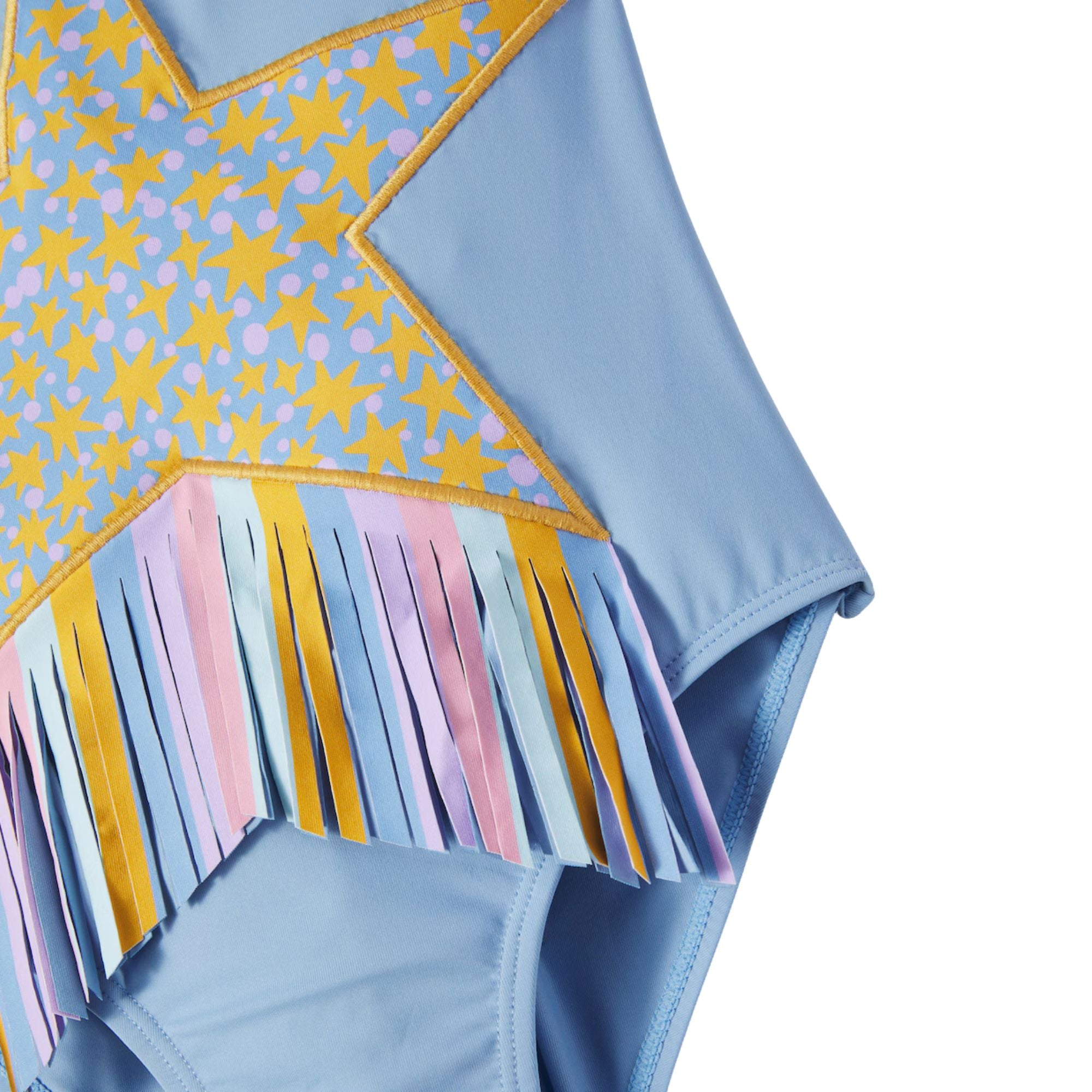 Star Fringe Swimsuit | Blue