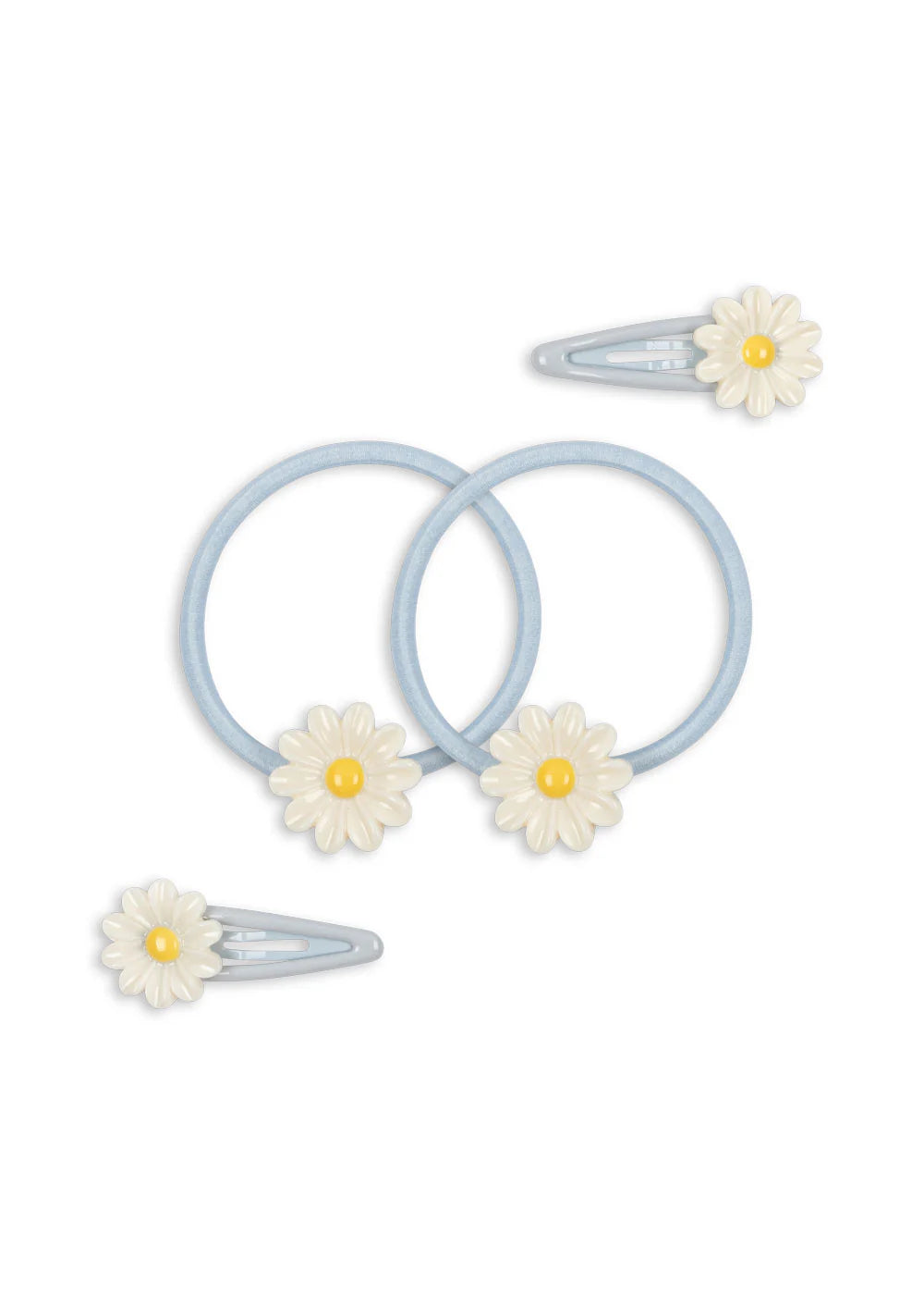 4 Pack Daisy Hair Clips and Hair Ties | Plein Air