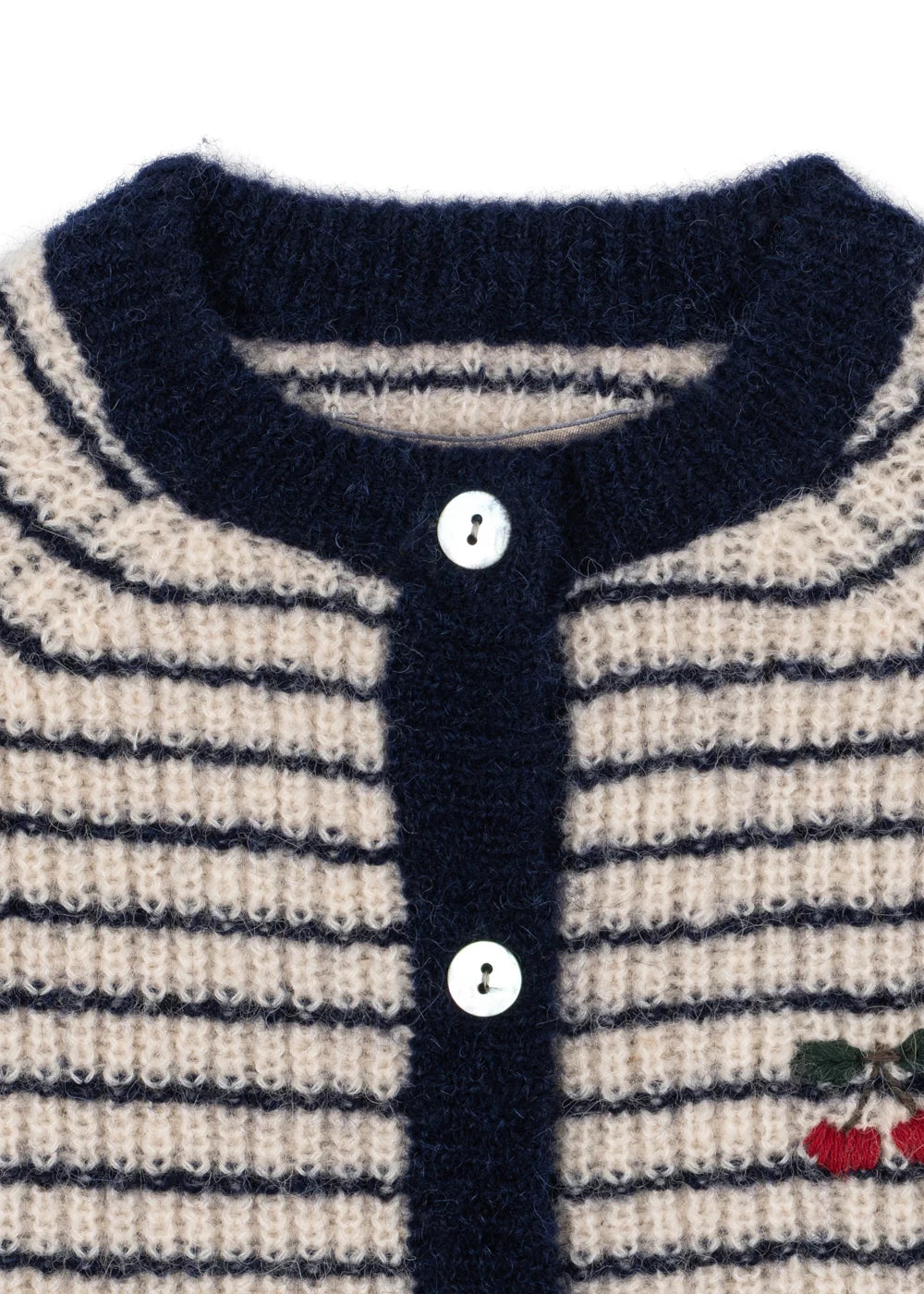 Barli Cardigan | Navy Stripe