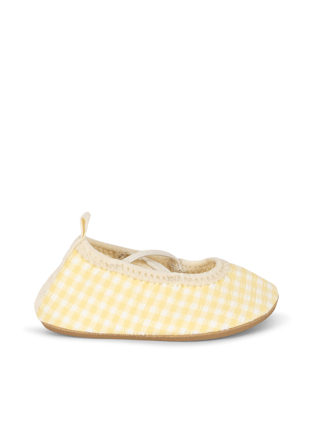 Etta Swim Shoes | Banana Almond Check