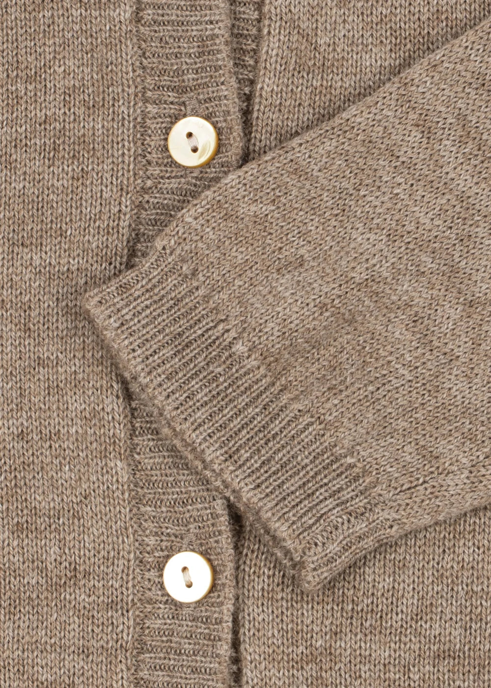 Mattou Knit Cardigan | Light Brown