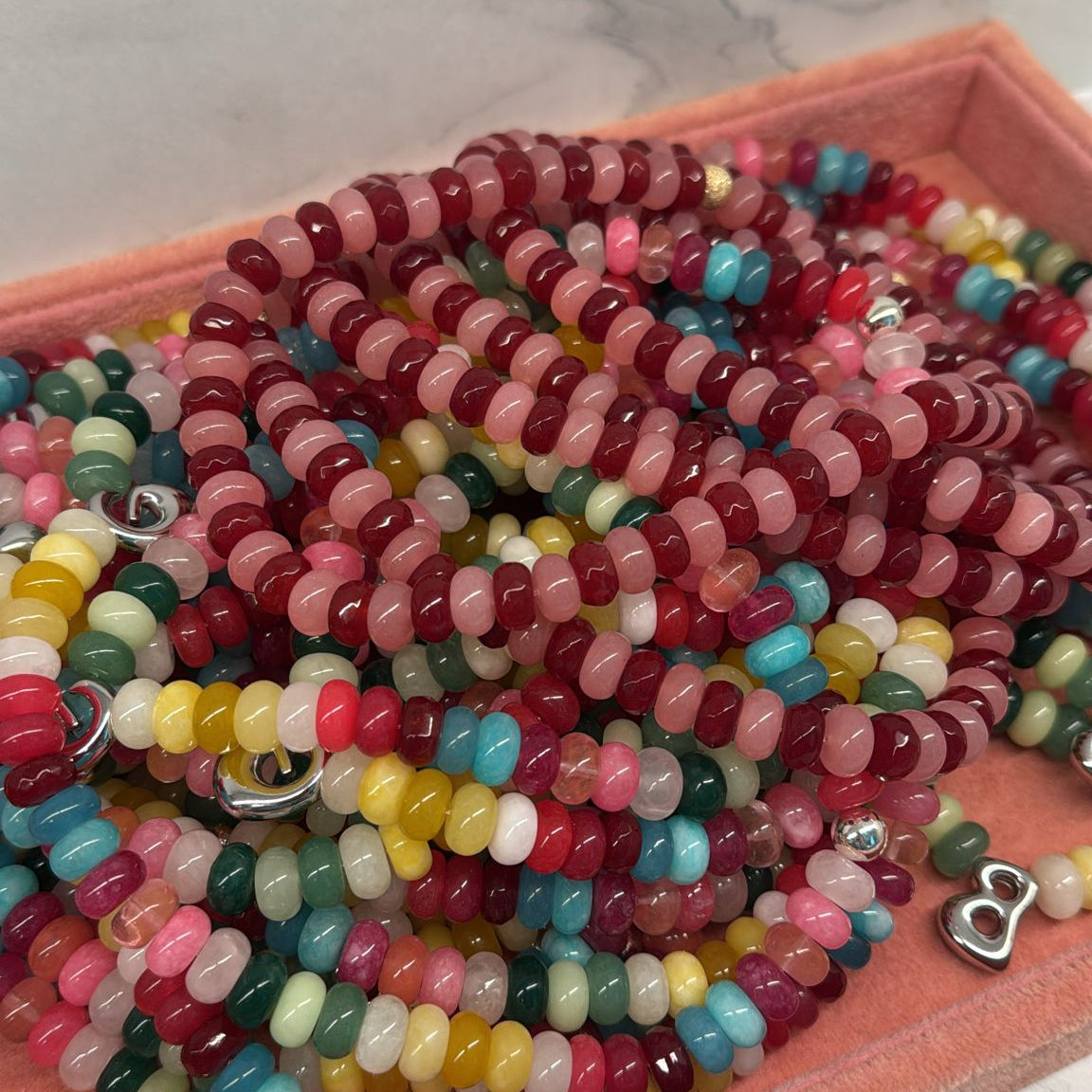 Semi Precious Necklace | Berry Kiss