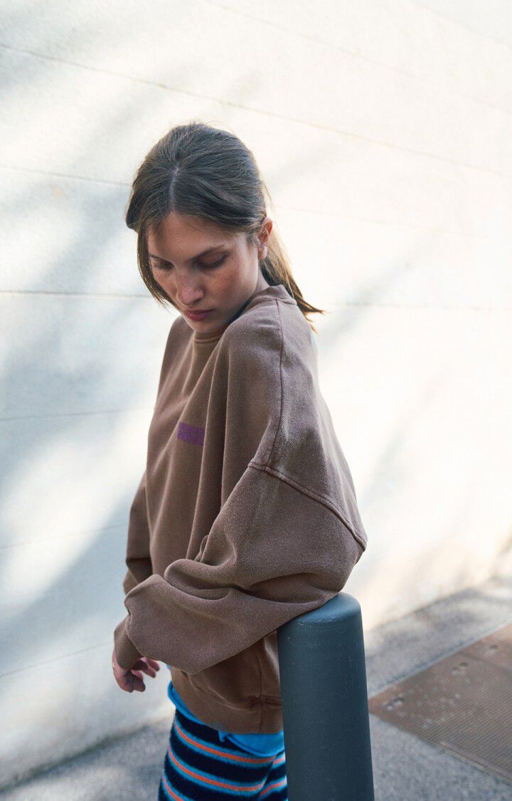Plizzy Womens Sweatshirt | Vintage Chestnut