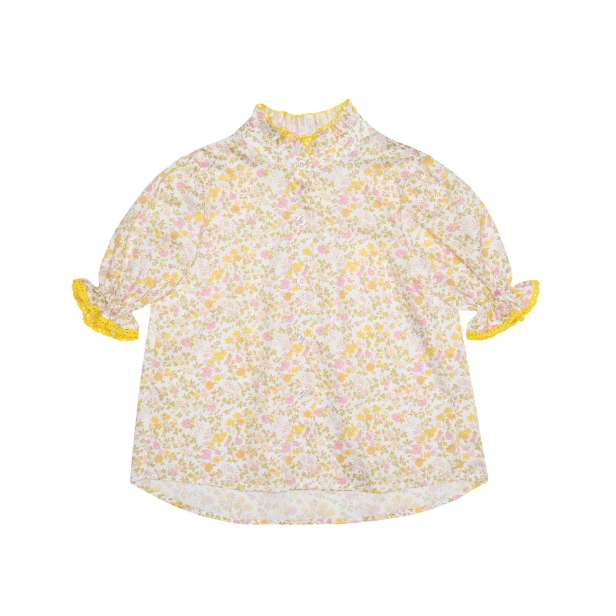 Mia Blouse Cotton | Yellow
