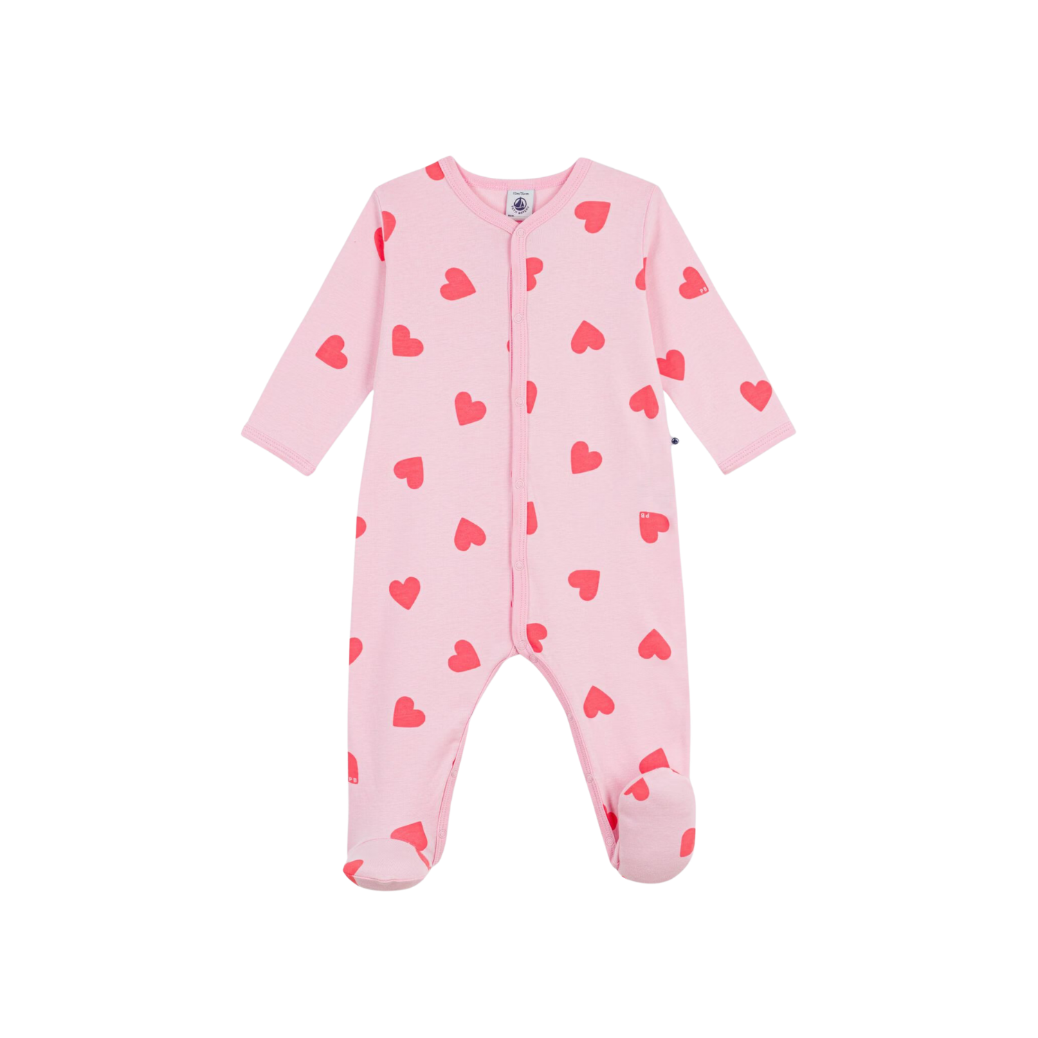 Heart Print Sleepsuit