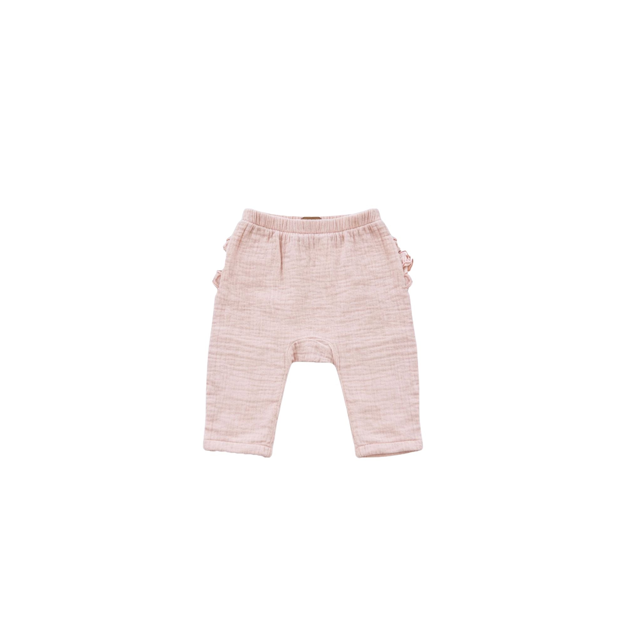Ruffle Baby Set | Pink Muslin