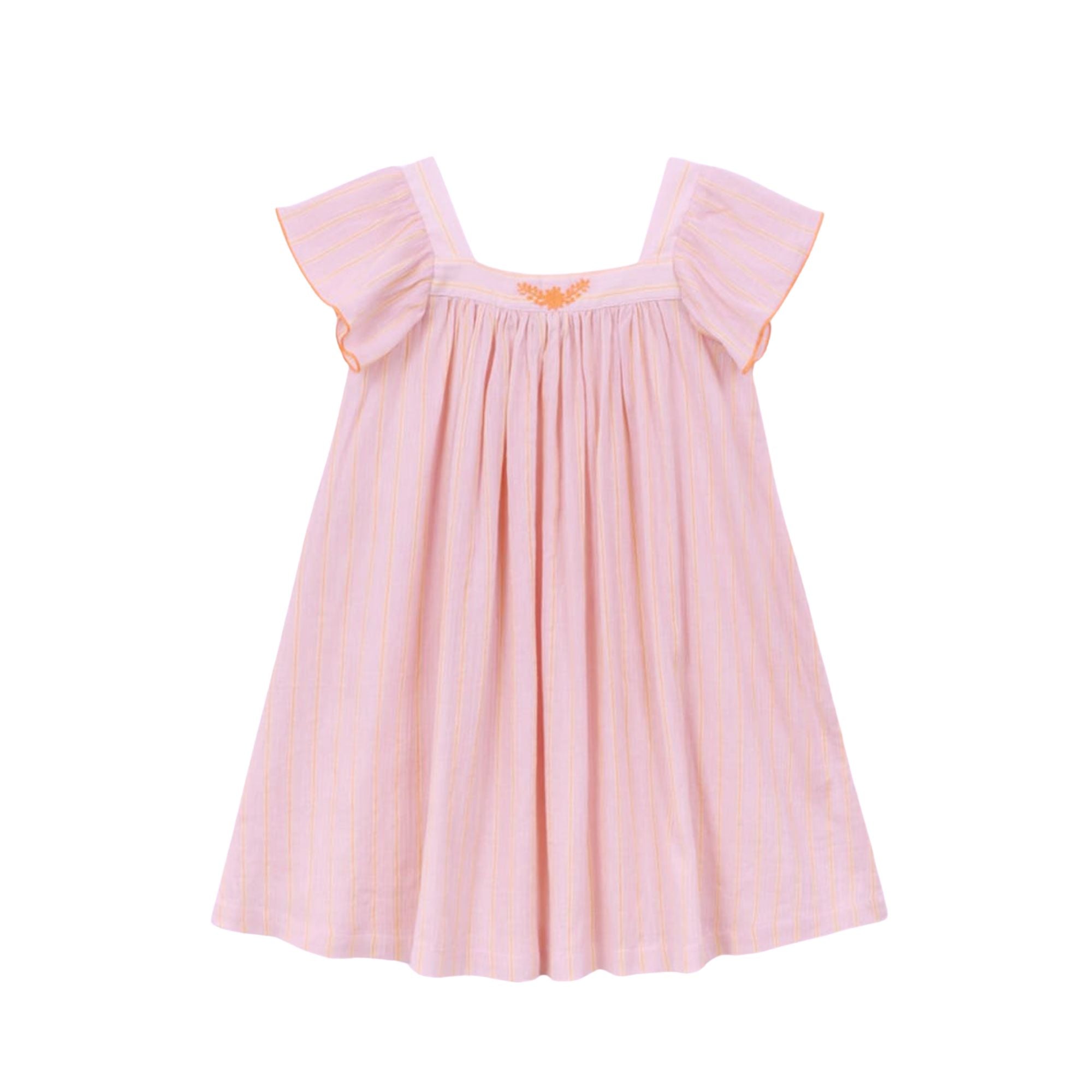 Neon Striped Dress | Rose