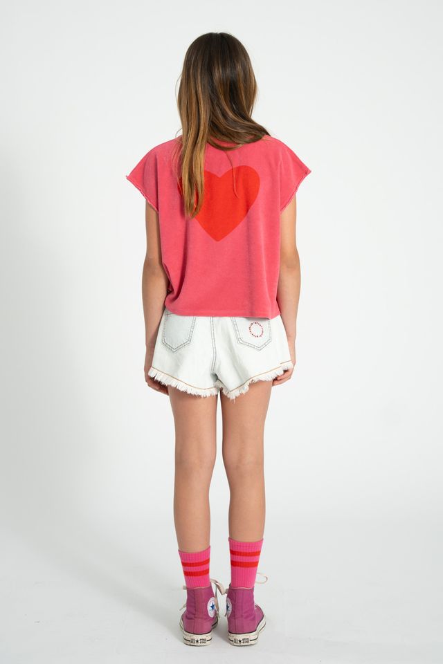 Amour Print Top | Pink