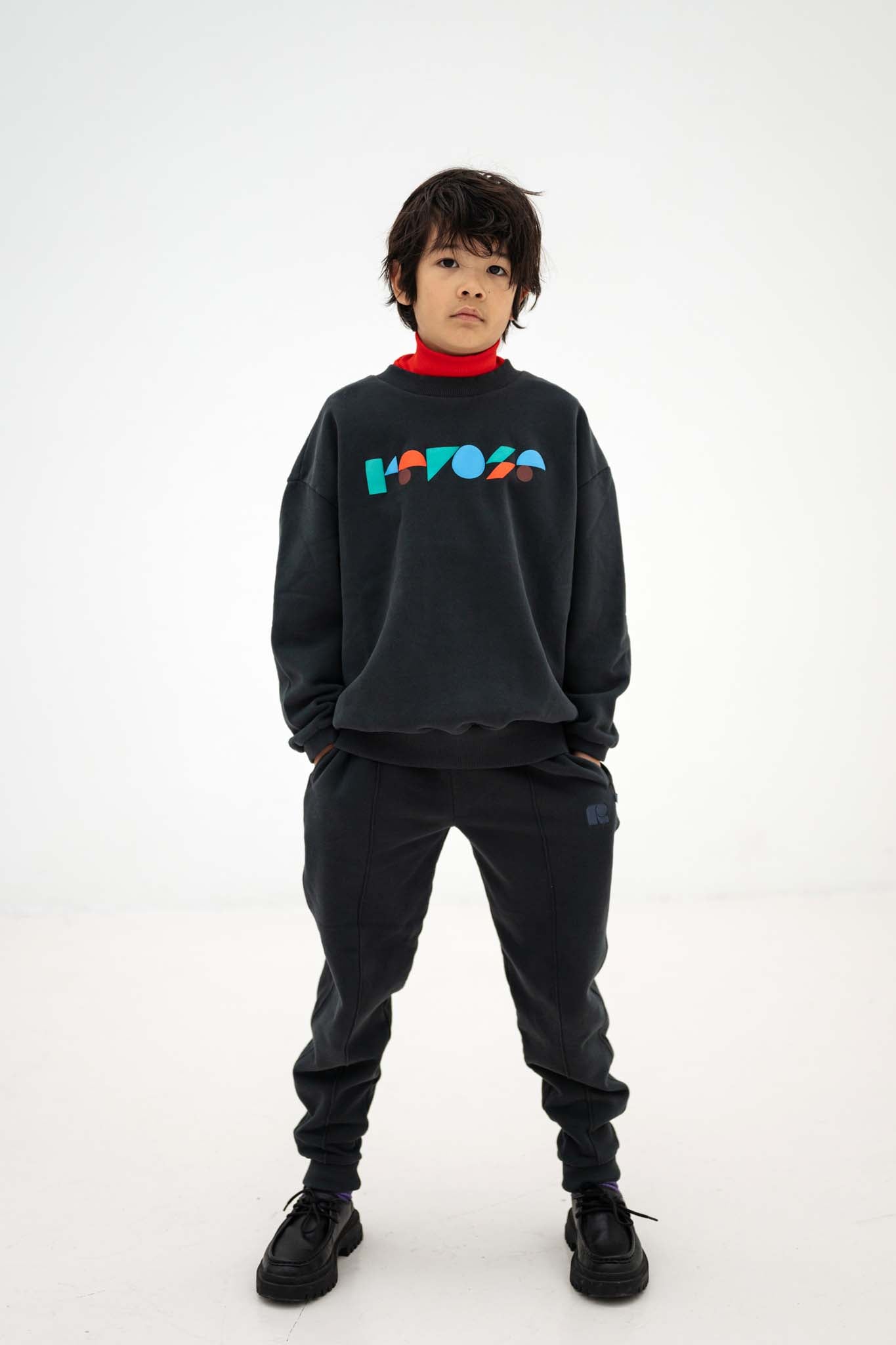Sweatshirt Set | Moonless Night Black