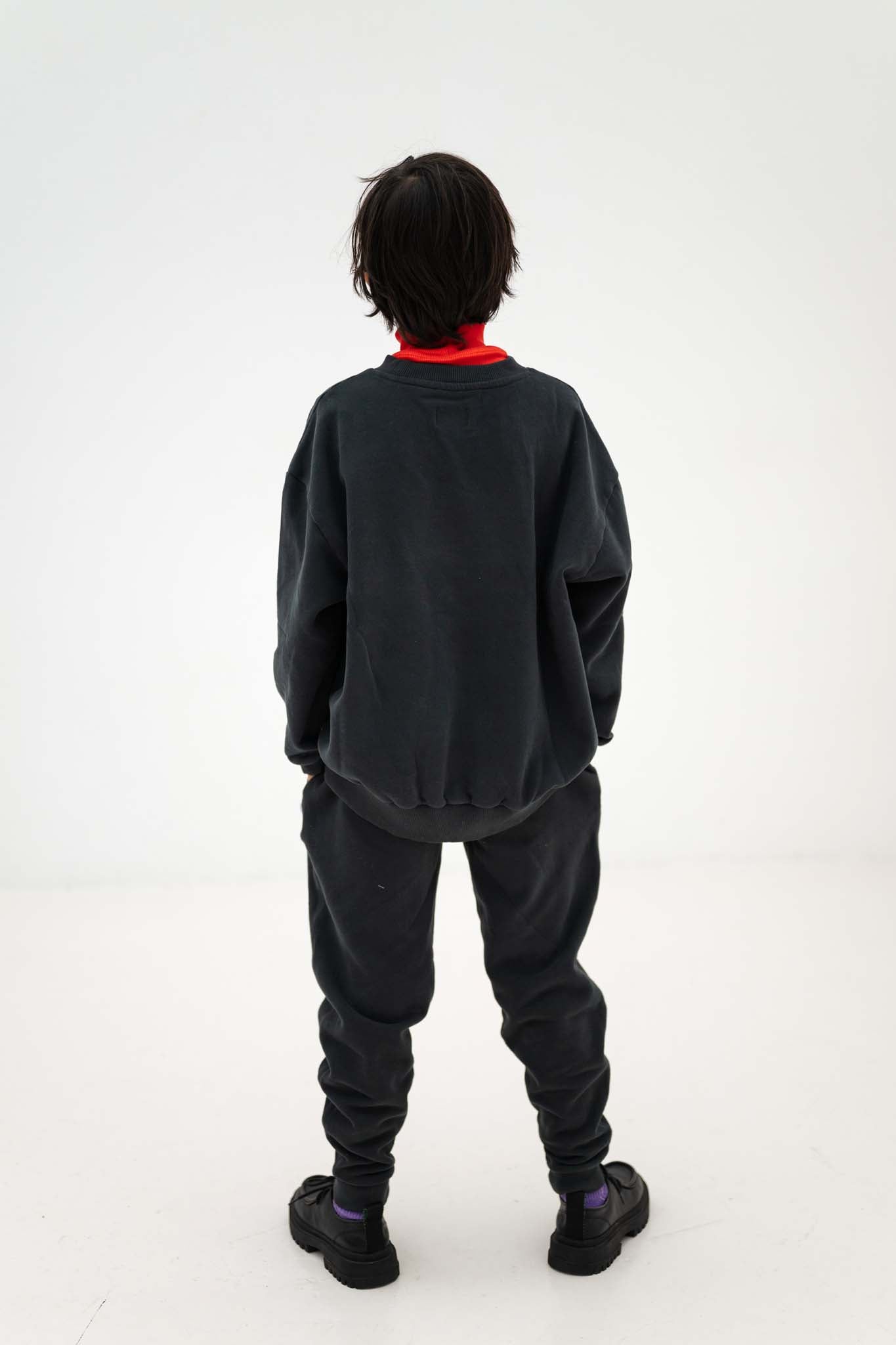 Sweatshirt Set | Moonless Night Black