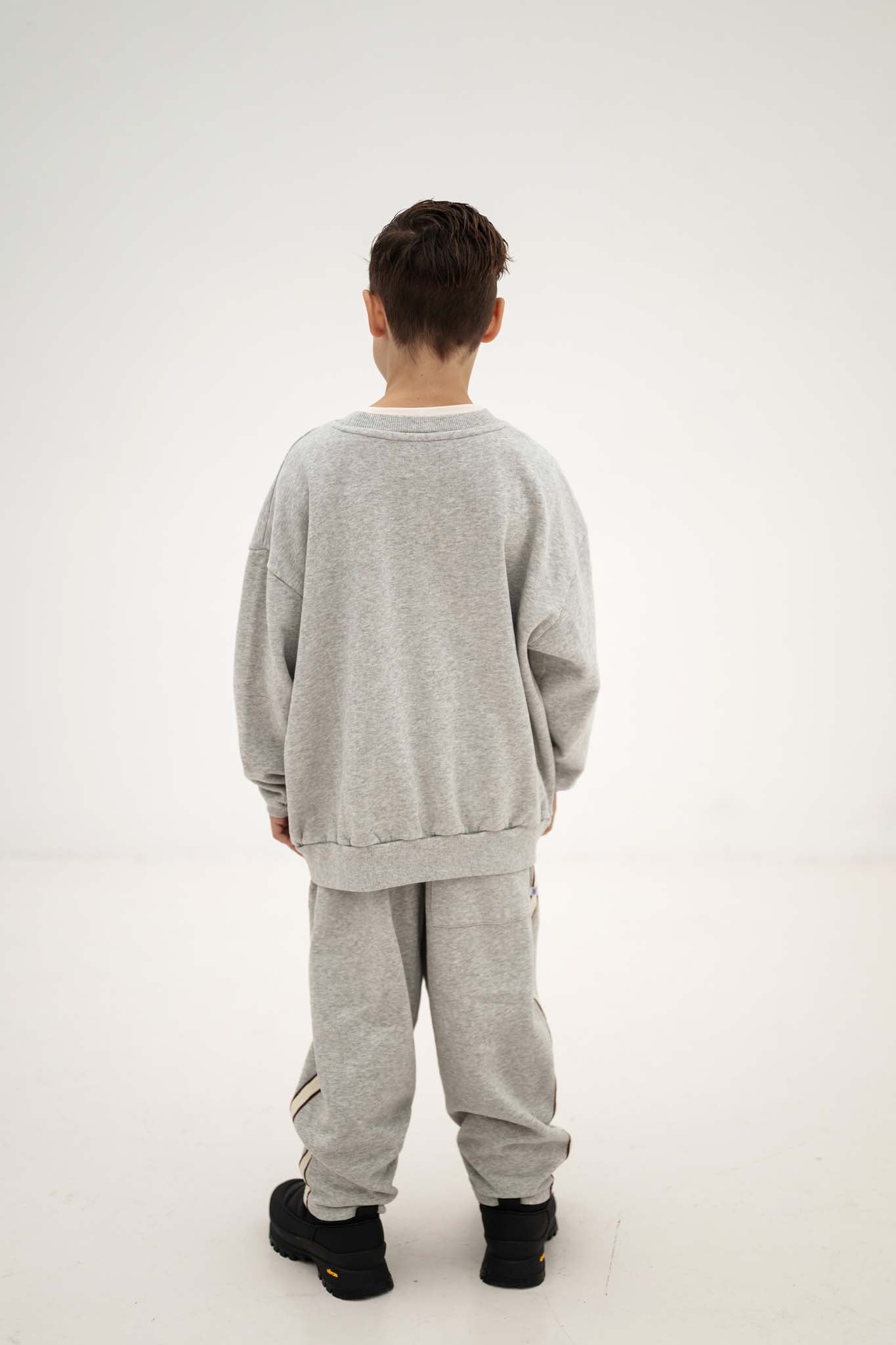 Sweatshirt Set | Light Mixed Grey
