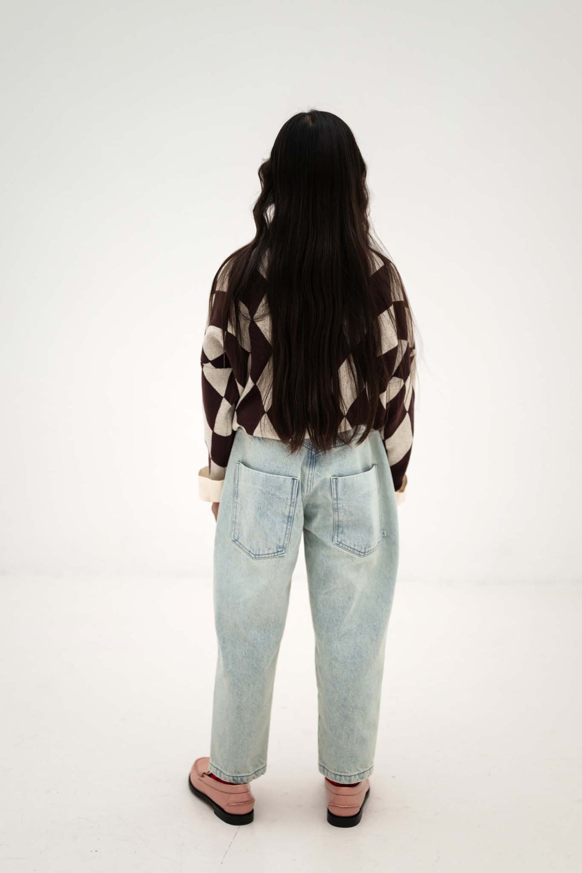Knit Slouchy Sweater | Chocolate Twist