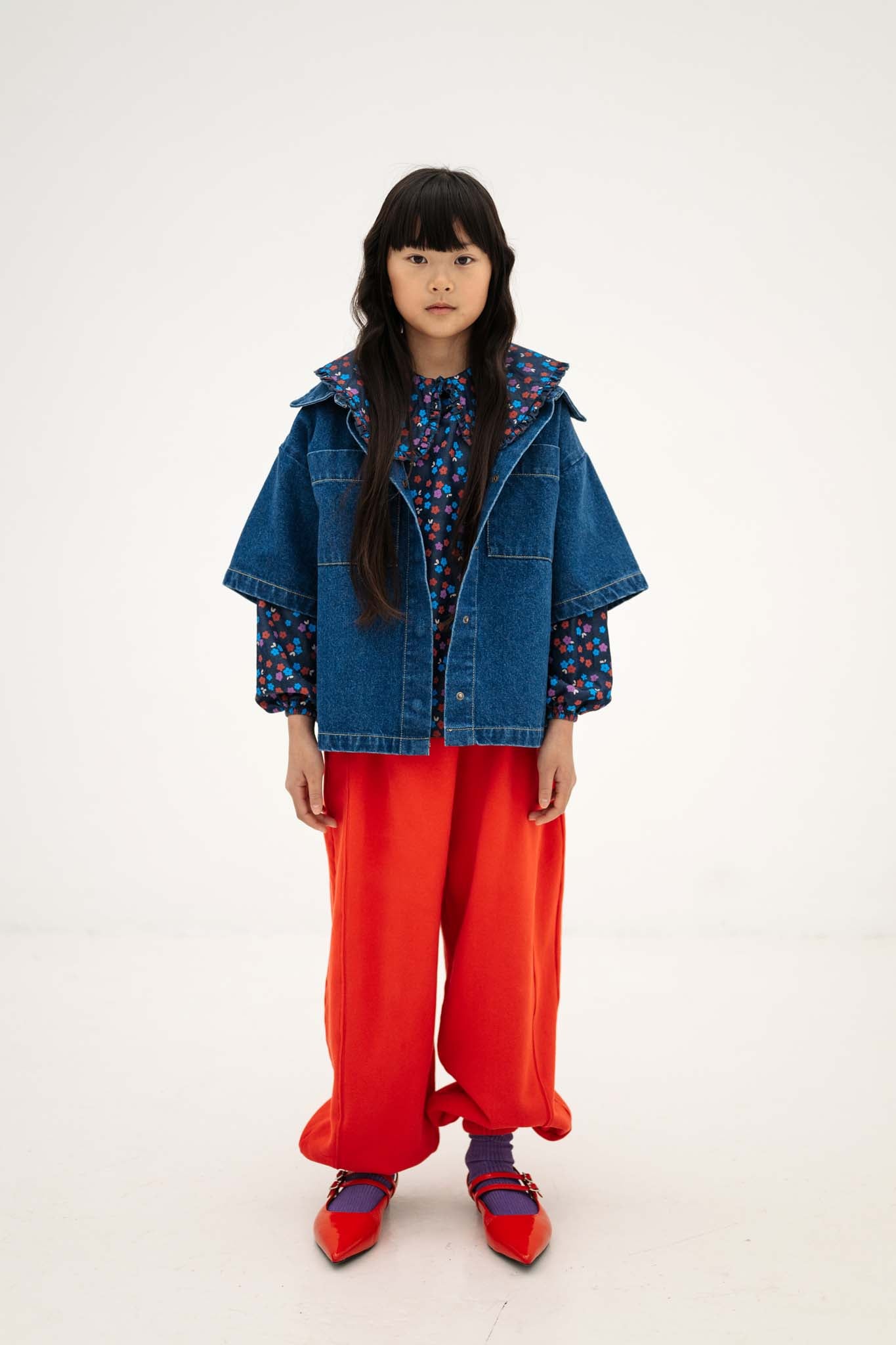 Turtle Neck Set | Firecracker Red
