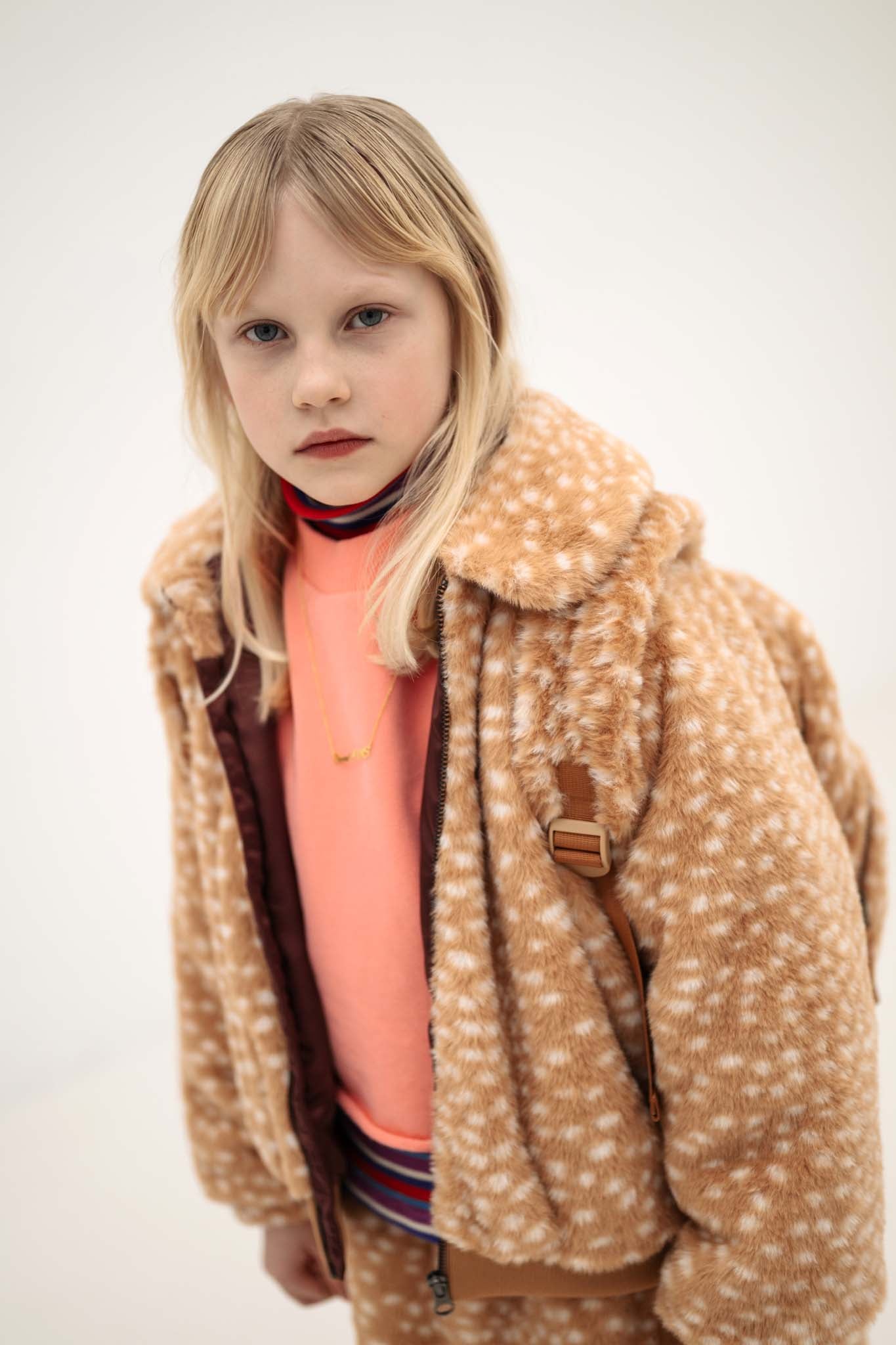 Faux Fur Bomber Set | Bambi