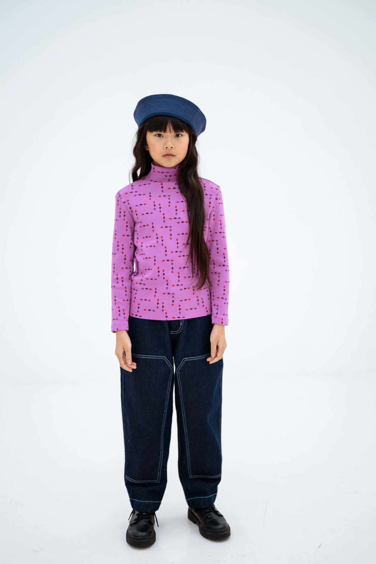 Turtle Neck Top | Pixel Diamond
