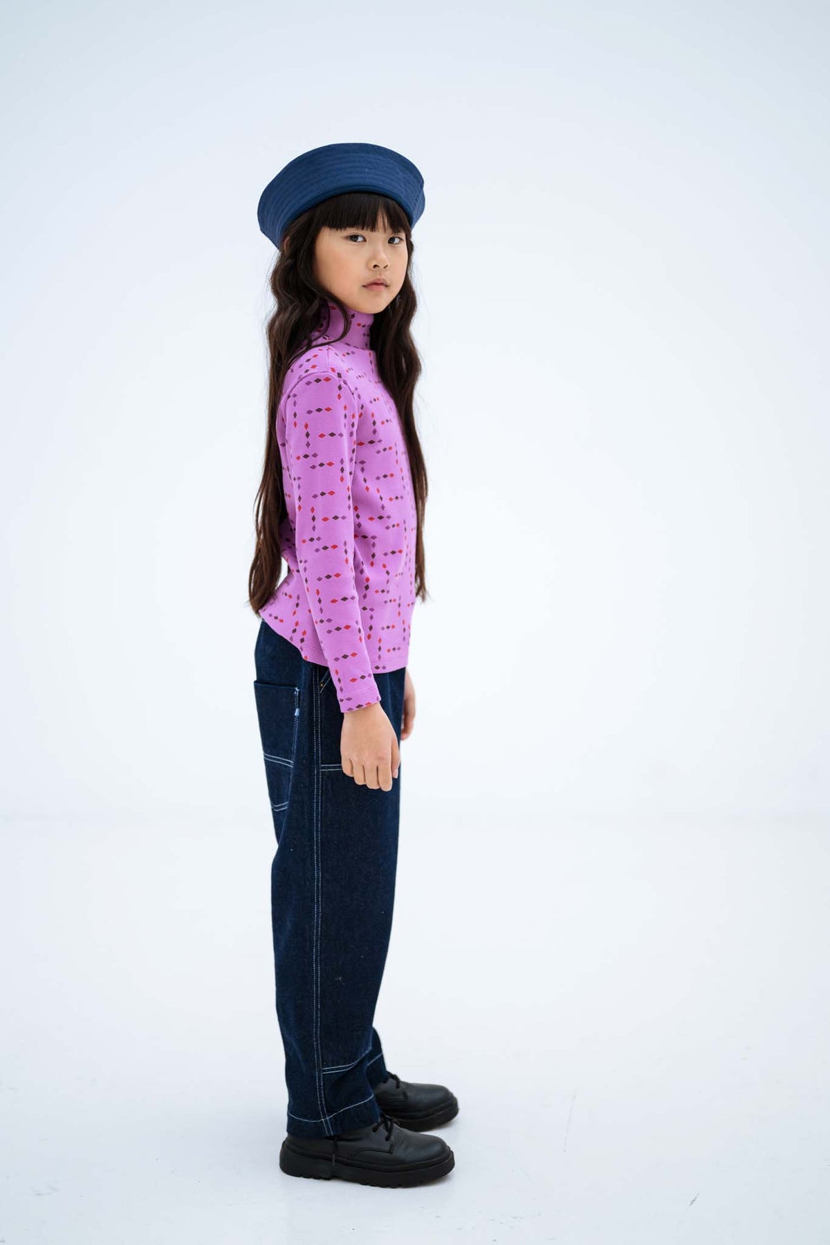 Turtle Neck Top | Pixel Diamond