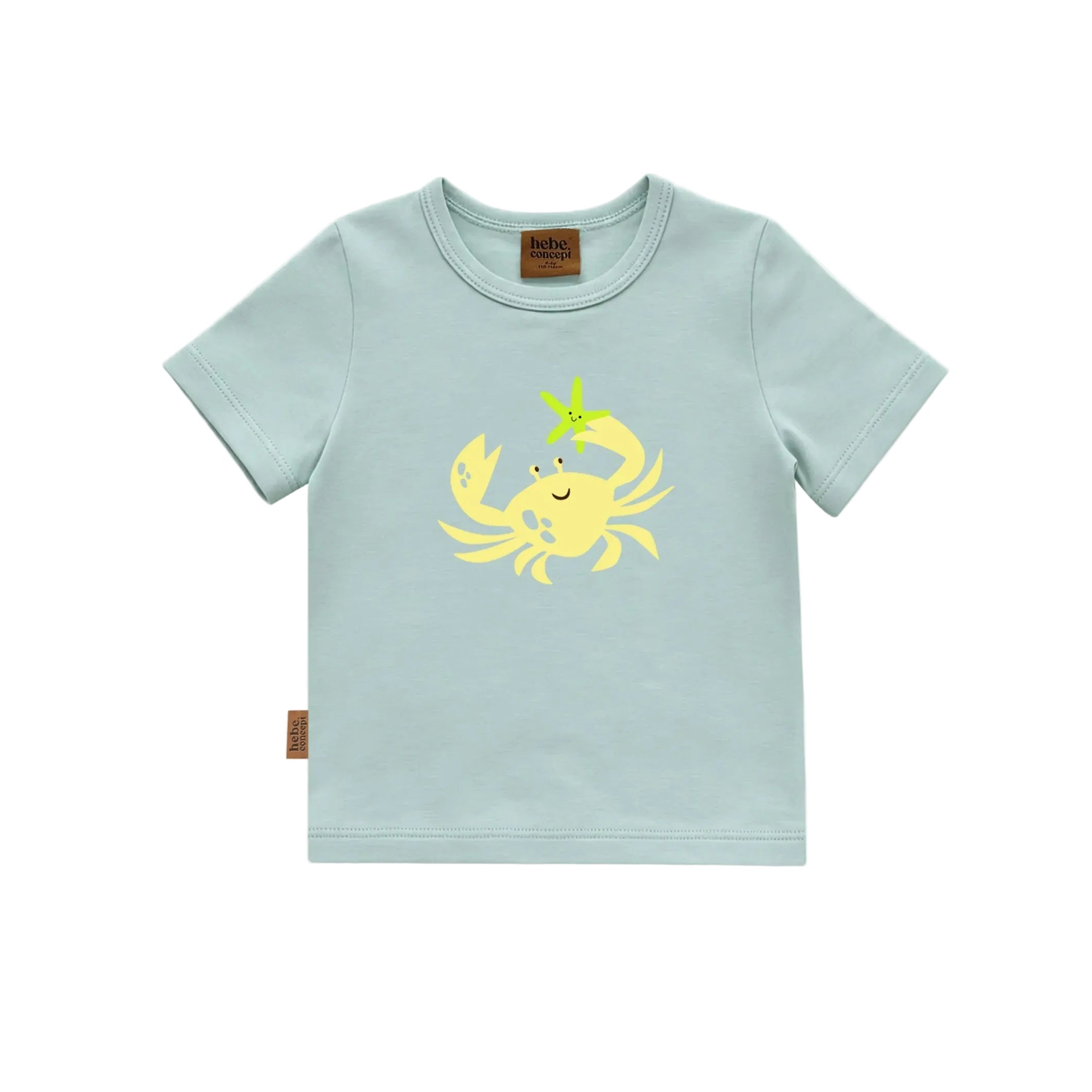 Crab T-shirt & Shorts Set | Aqua