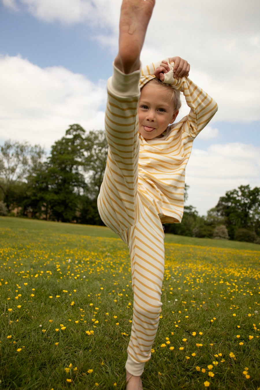Kids Classic Pyjama Set | Caramel Breton