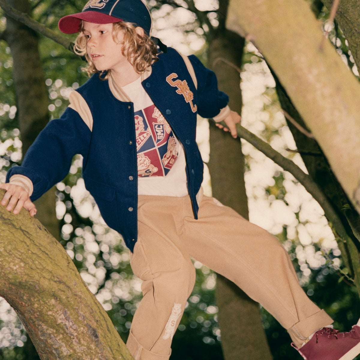 Varsity Jacket | Navy Blue