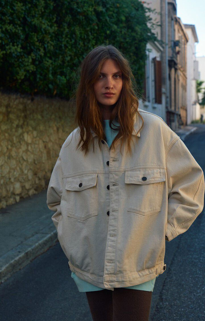 Womens Snopdog Jacket | Ecru