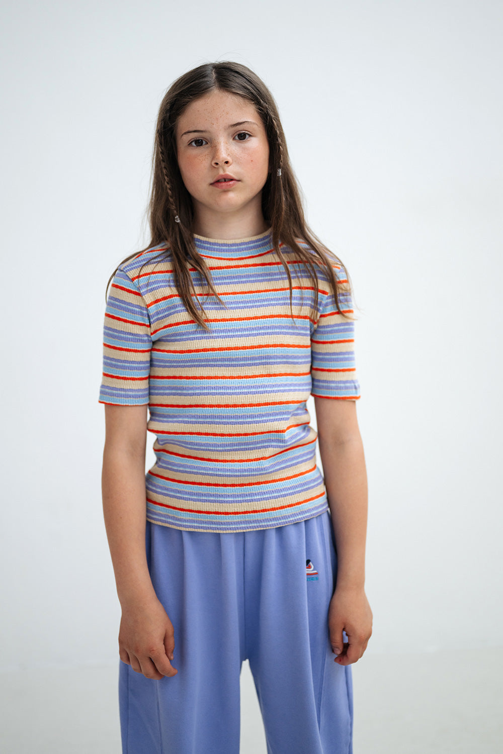 Slim Tee | Multi Stripe