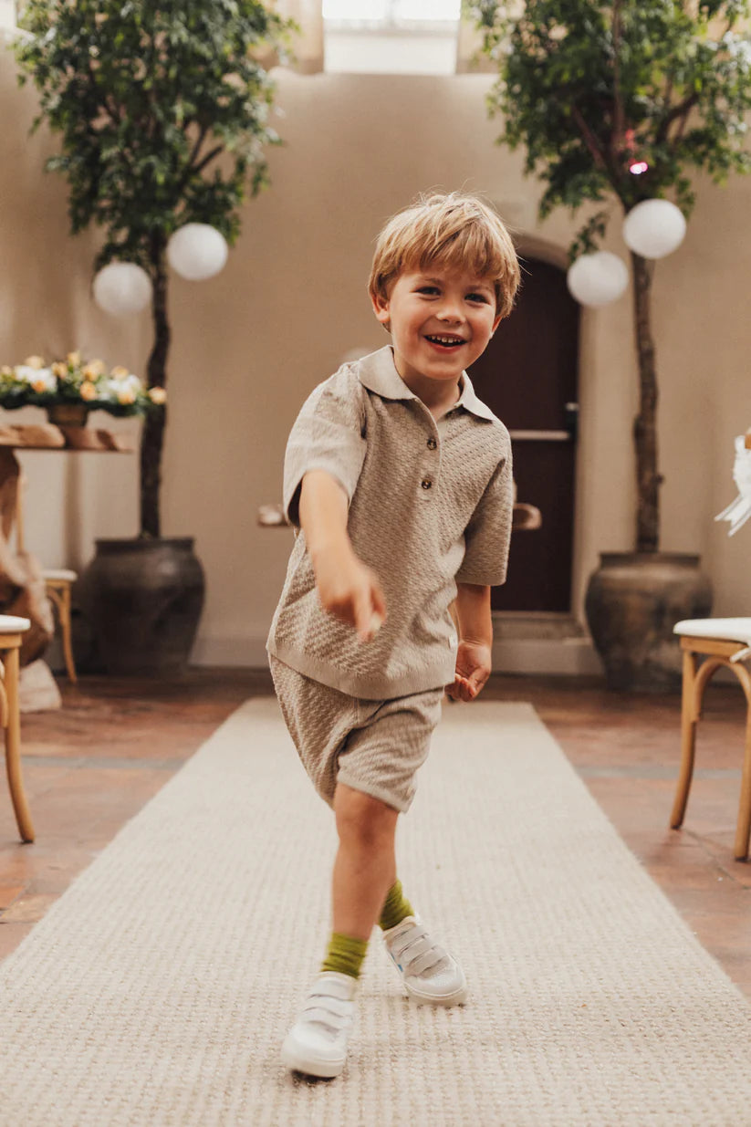 Milo Knitted Set | Taupe Gray