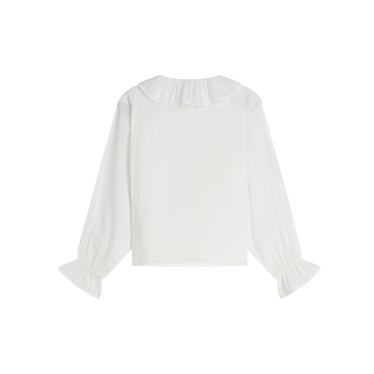 Ruched Longsleeve Shirt | Eggnog