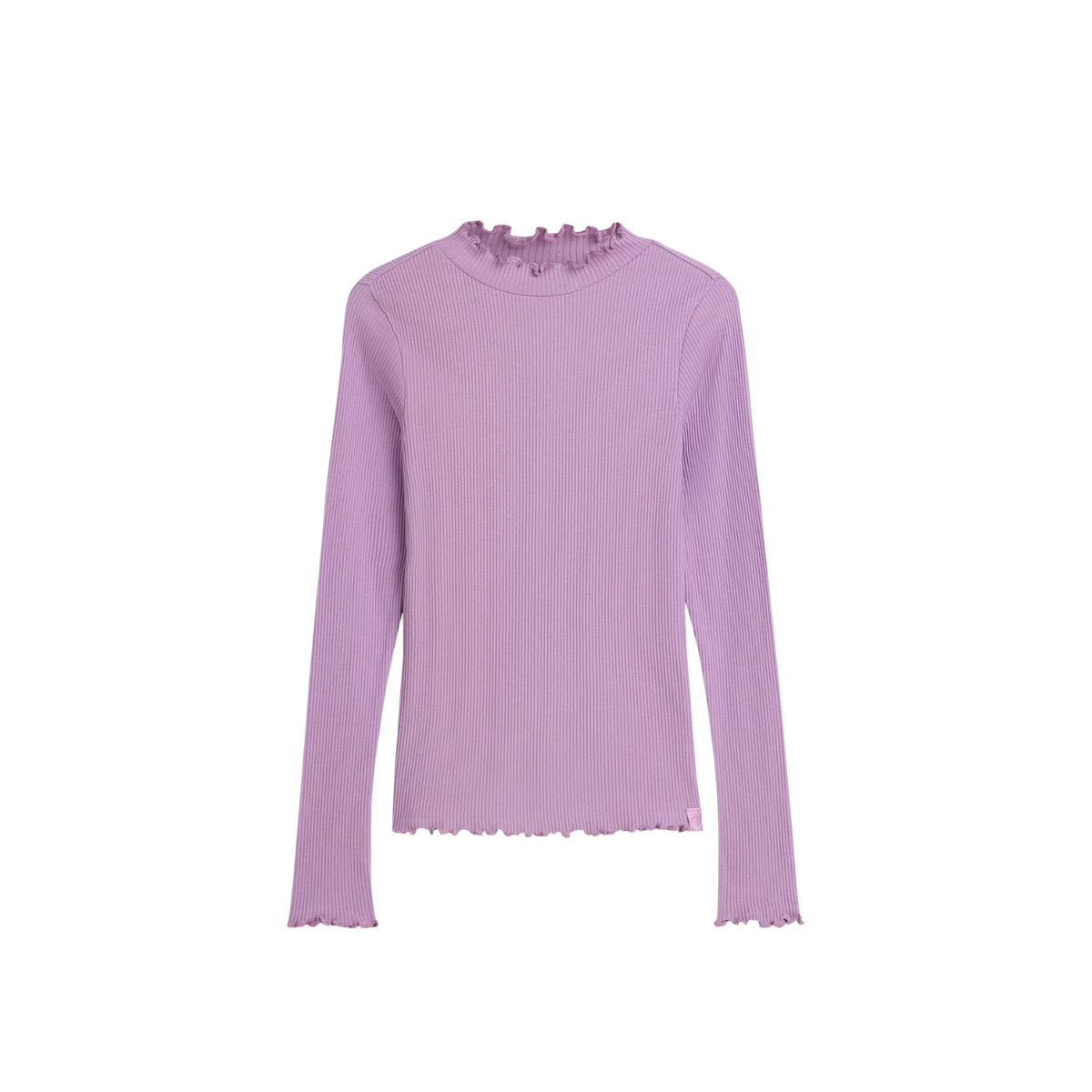 Ribbed Slimfit T-shirt | African Violet
