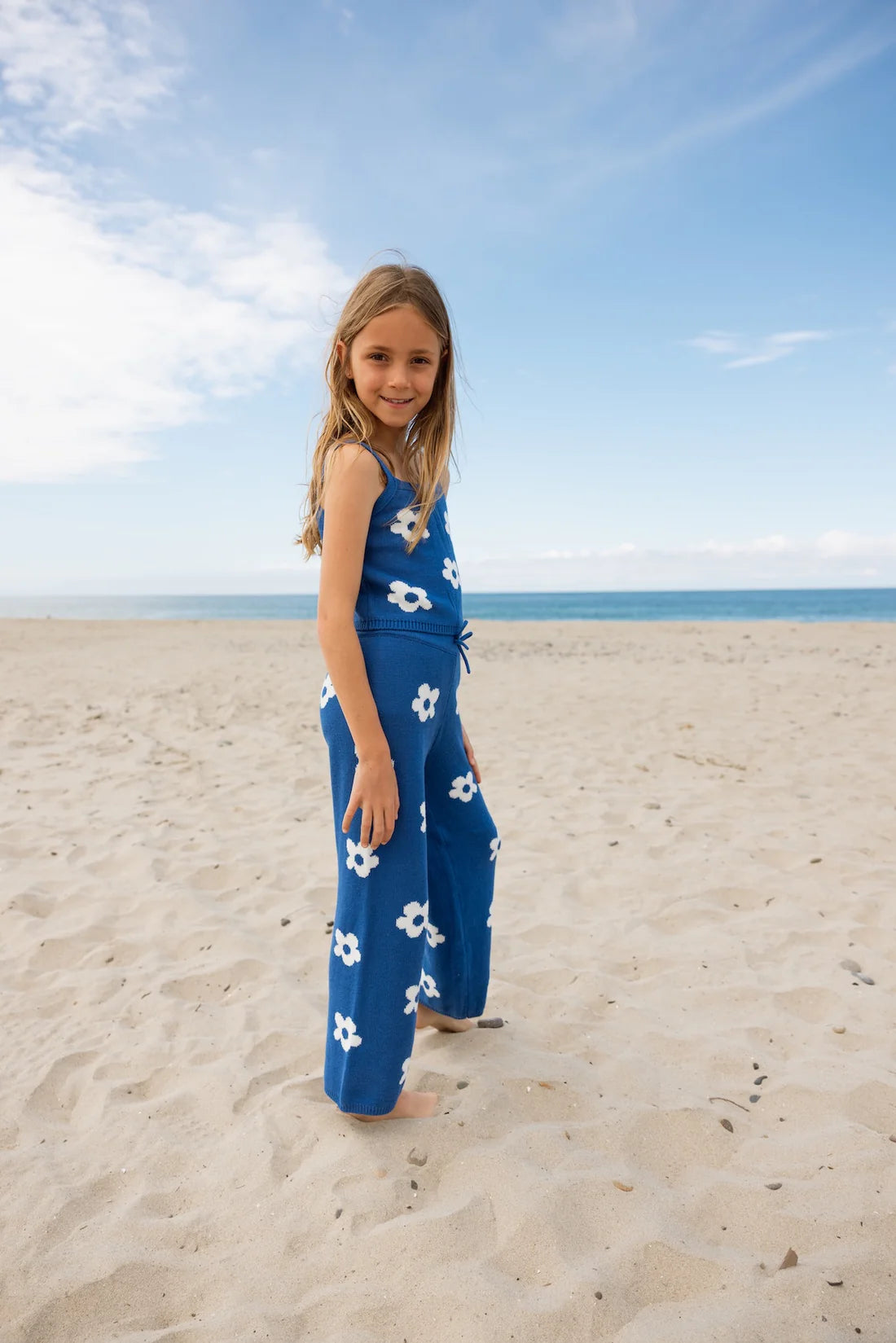 Daisy Knit Set | Navy