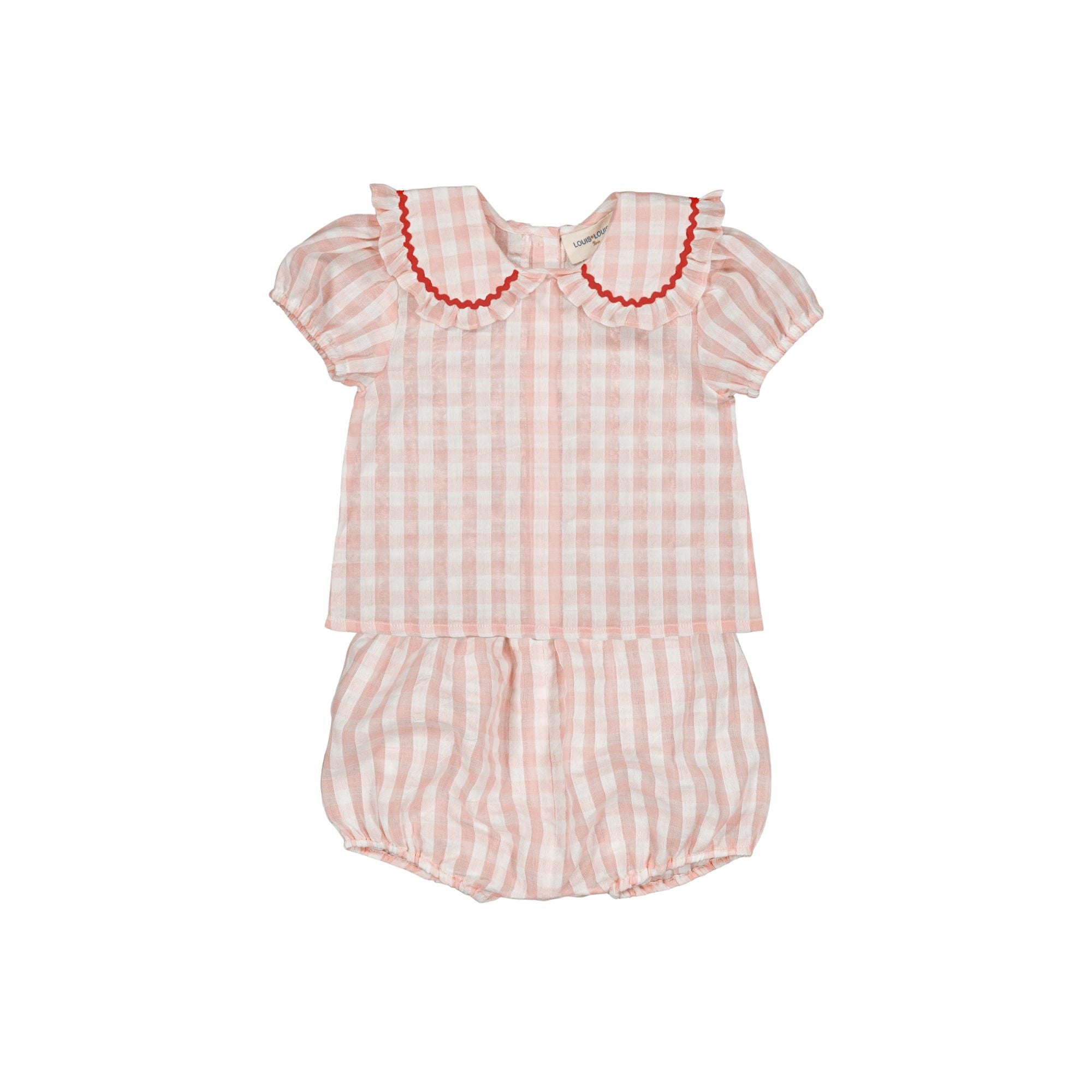 Shana Vichy Set | Pink