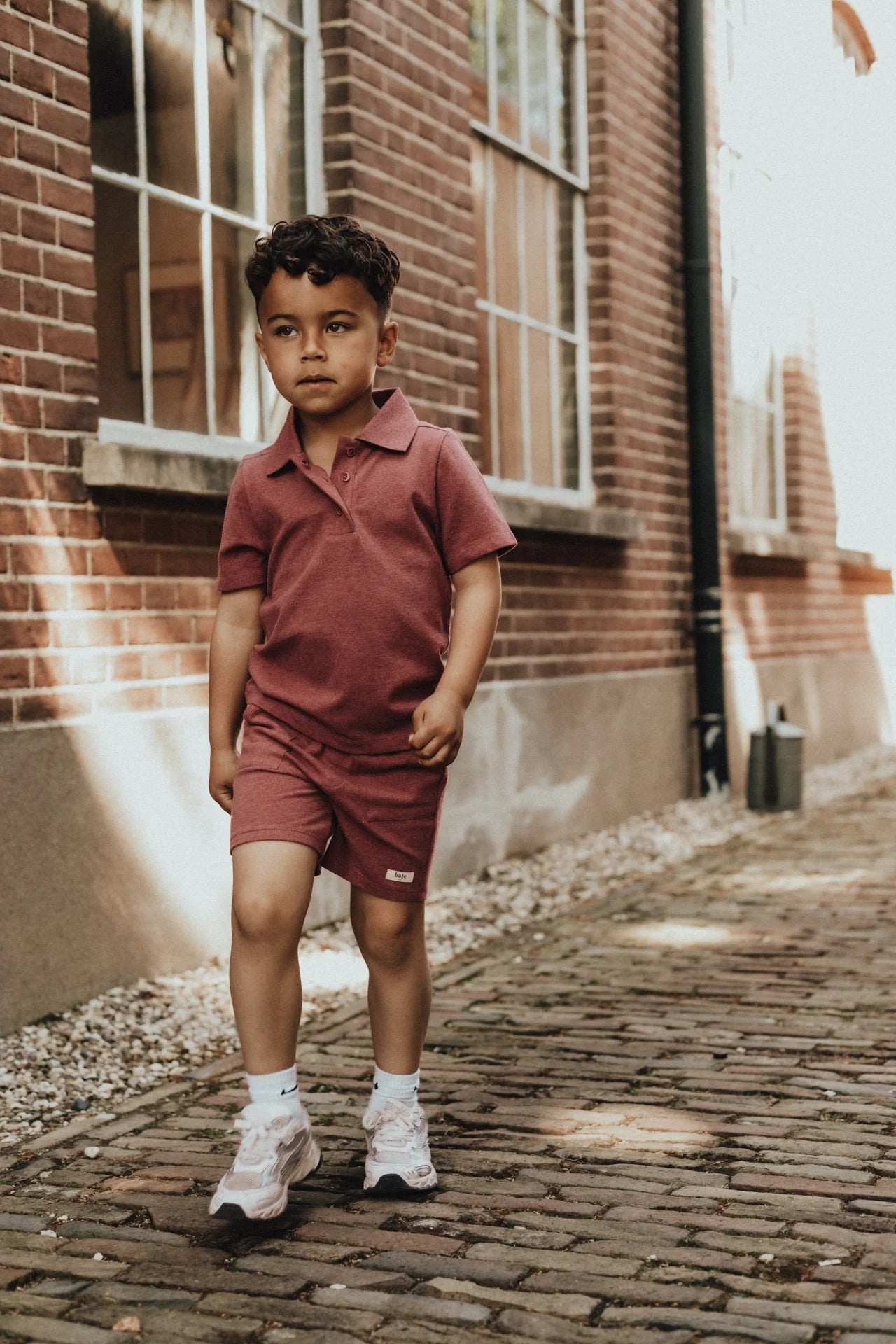 Gijon Polo Set | Red Mahagony