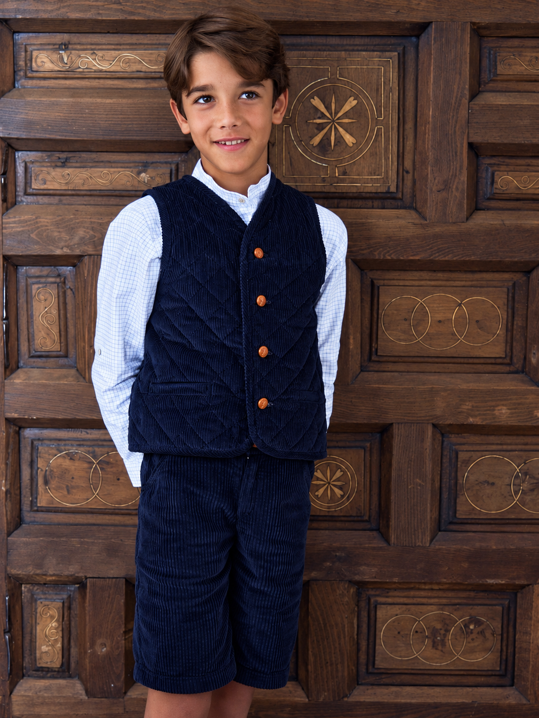Mateo Check Long Sleeve Shirt | Blue