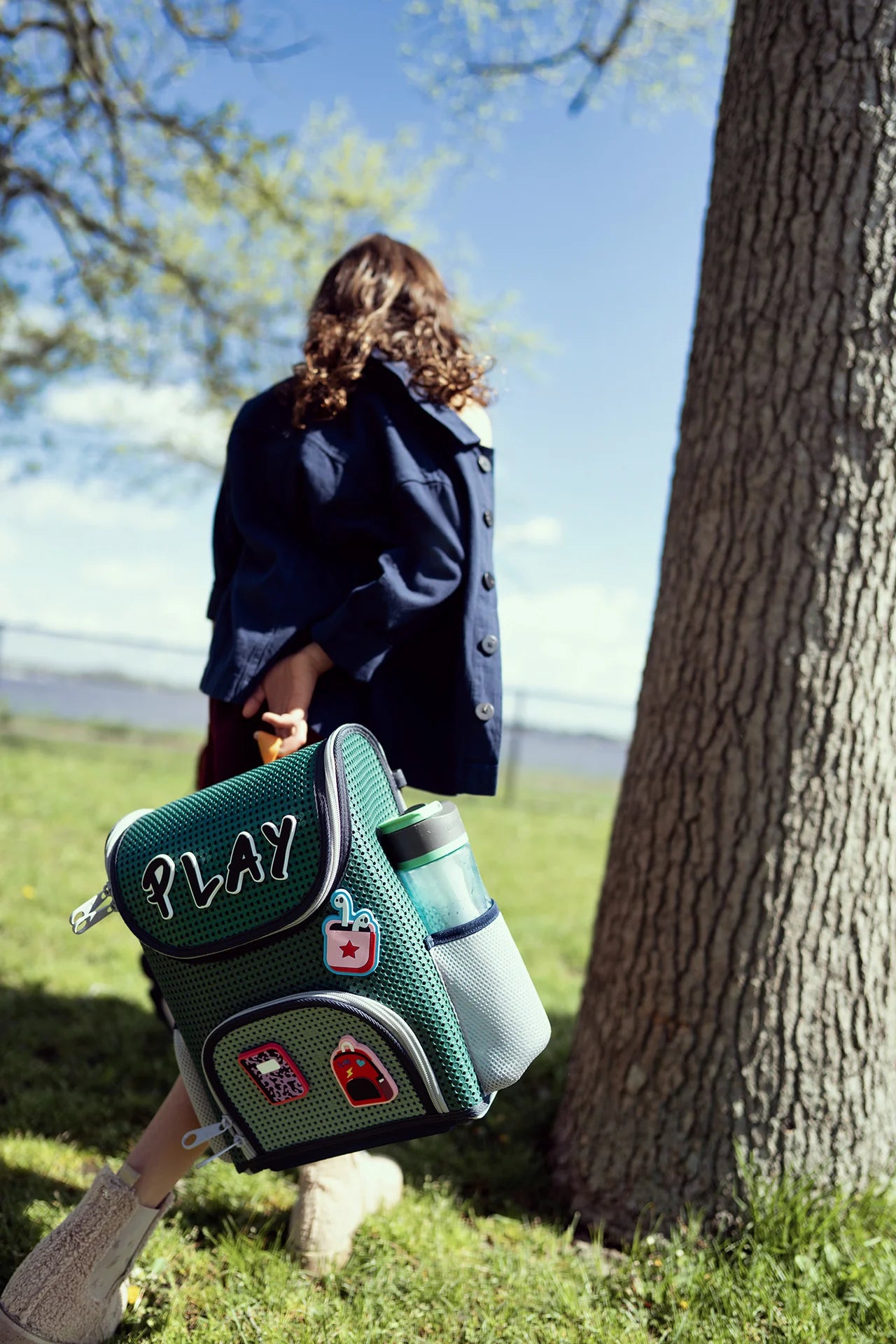 Student Backpack | Multi Green