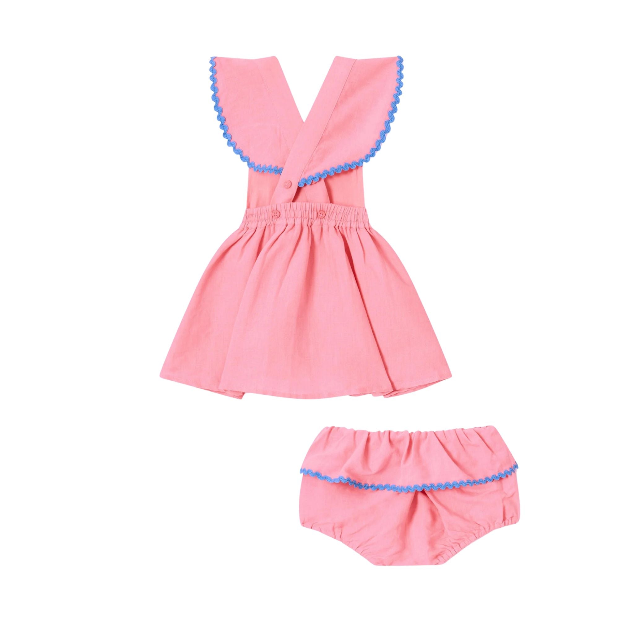 Motif Dress and Bloomer Set | Pink