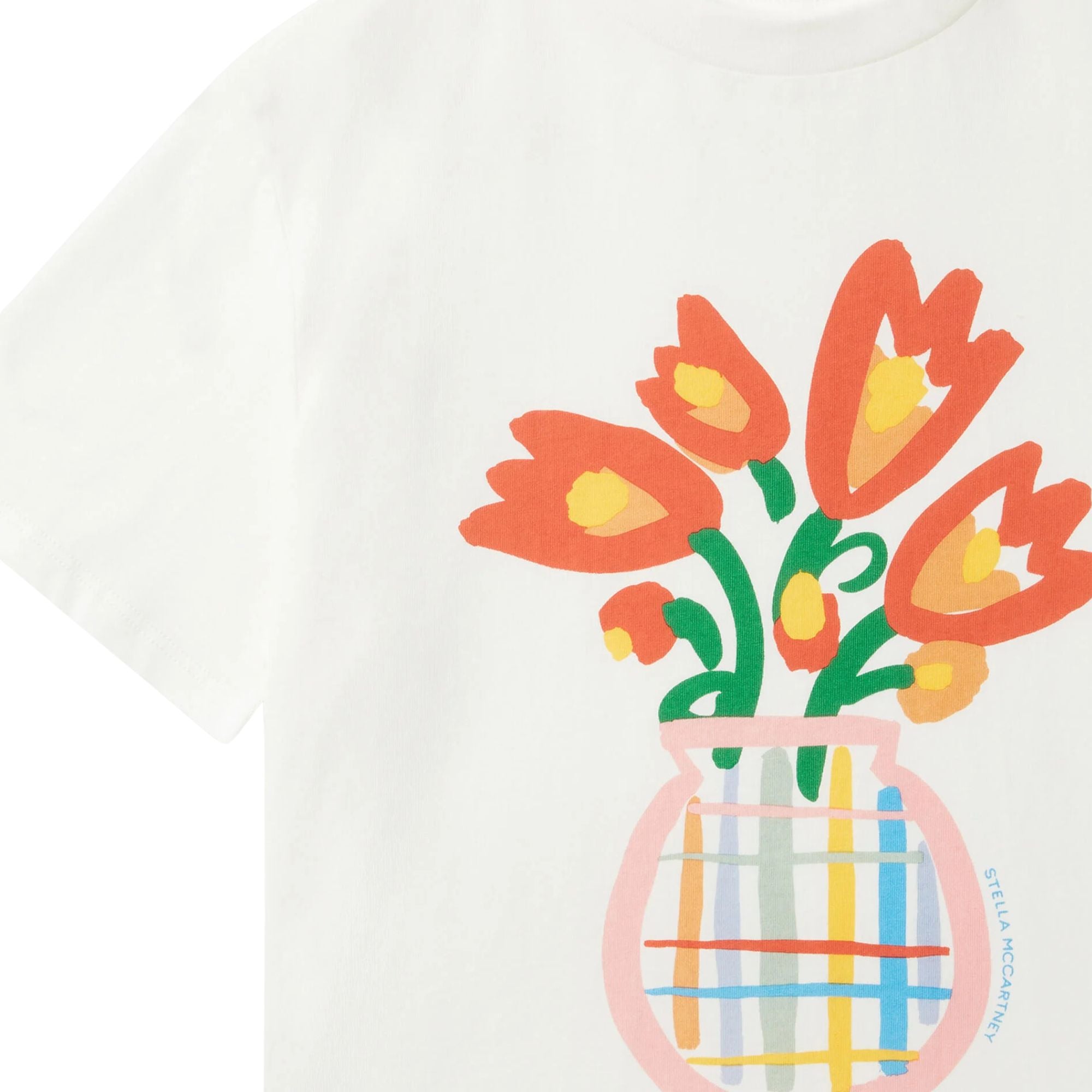Floral Graphic T-Shirt | Ivory