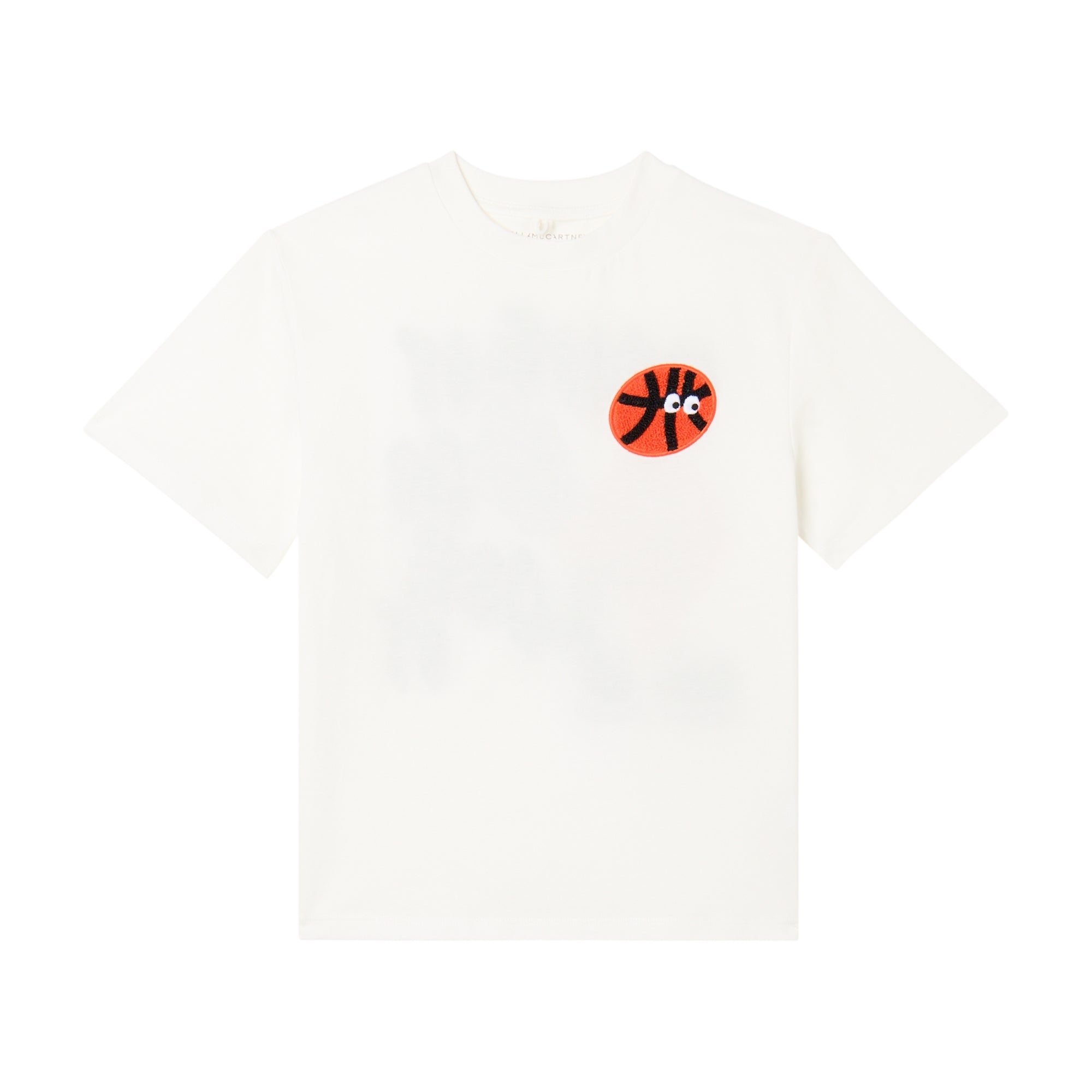 Basketball Motif T-Shirt | Ivory