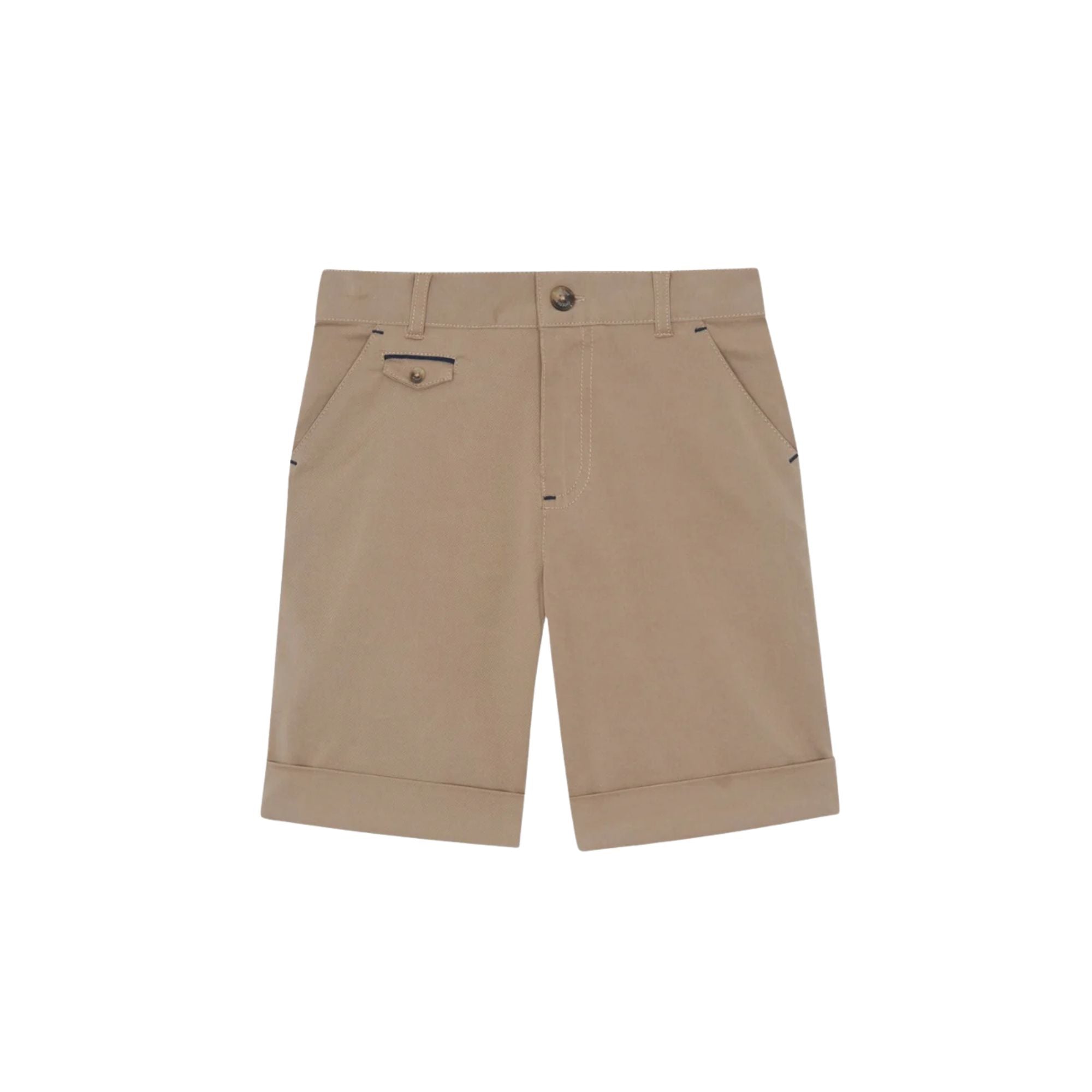 Twill Cotton Shorts | Sand