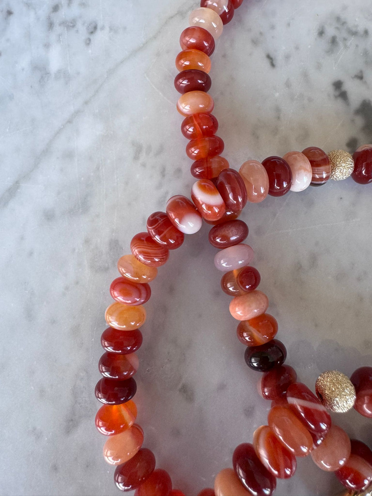 Initial Necklace | Terracotta Glow