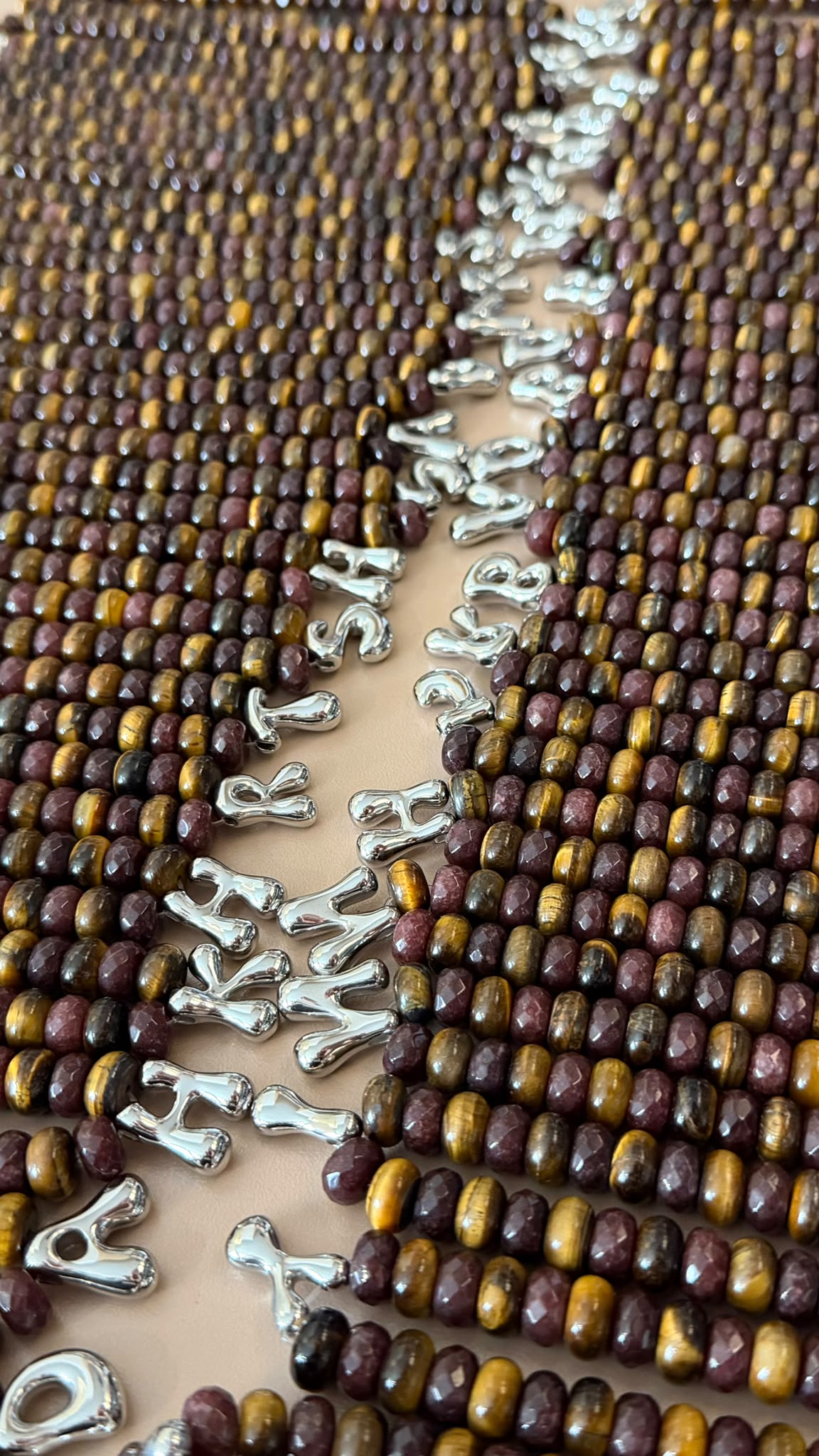 Initial Necklace | Eye Of The Tiger