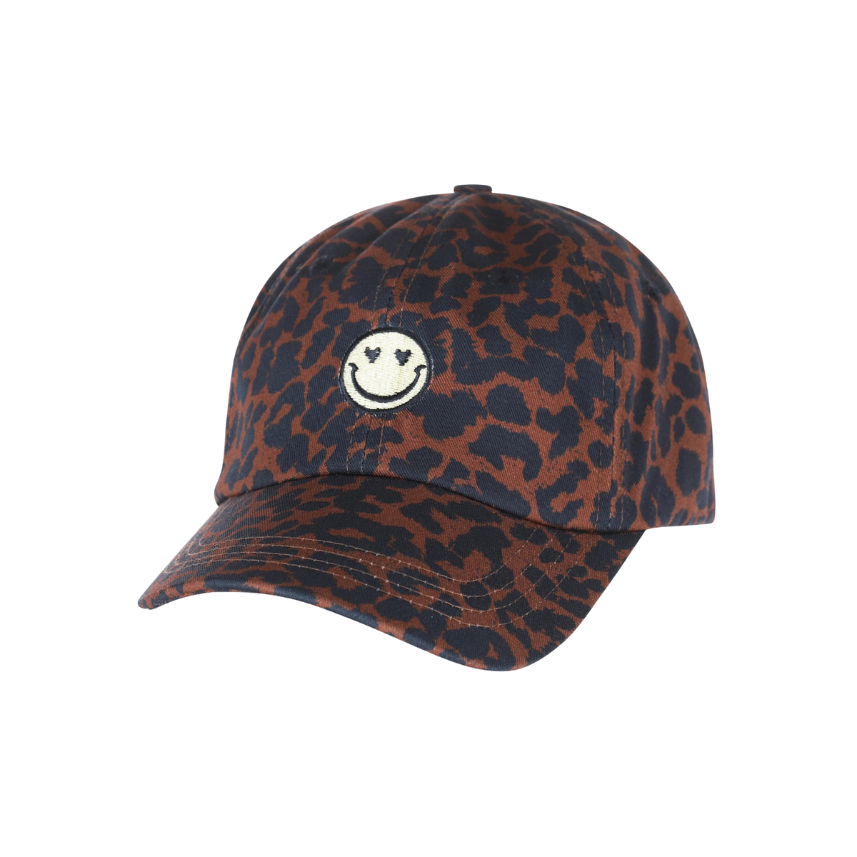 Leopard Happy Cap | Root Beer