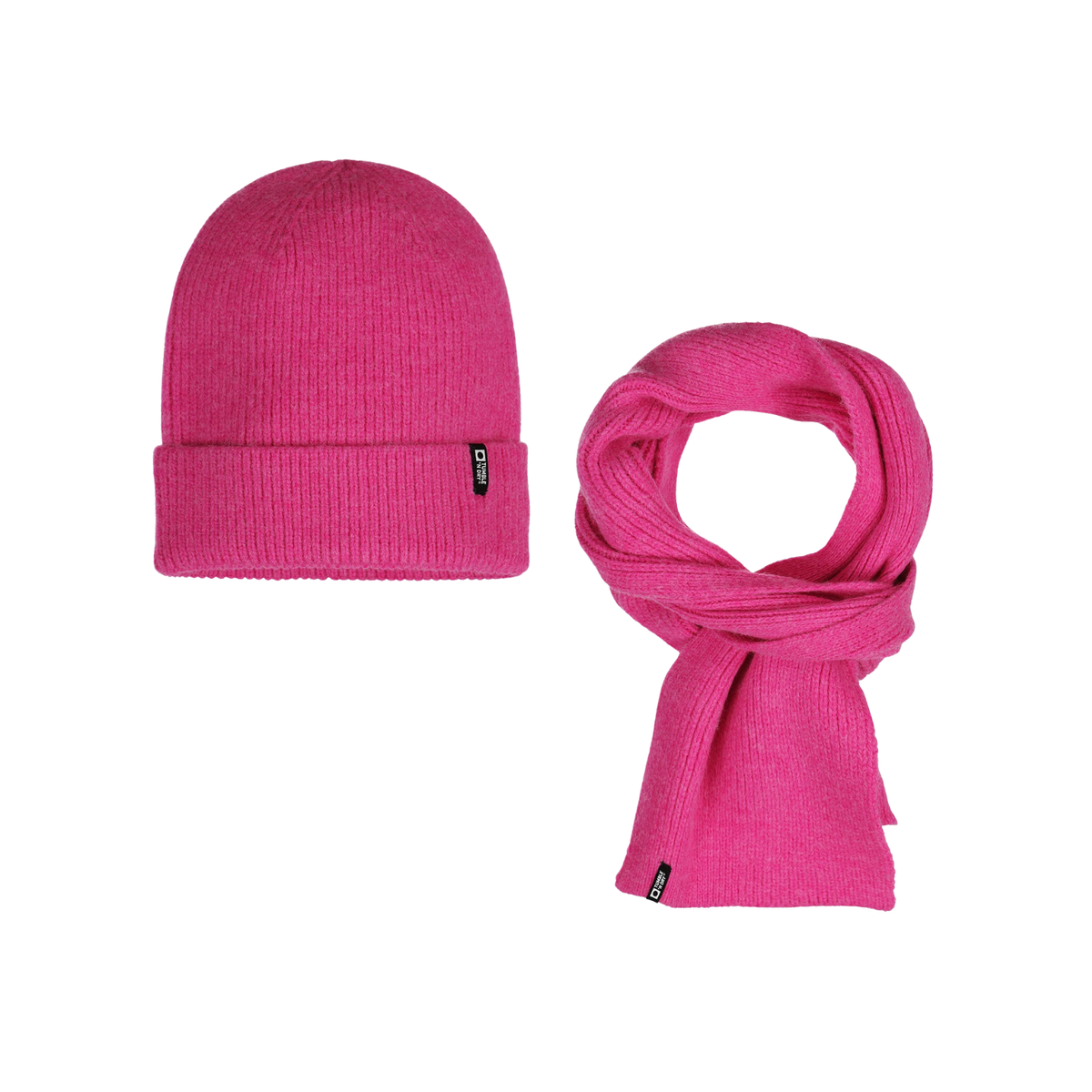 Berwyn Beanie + Midway Scarf Set | Pink Glo
