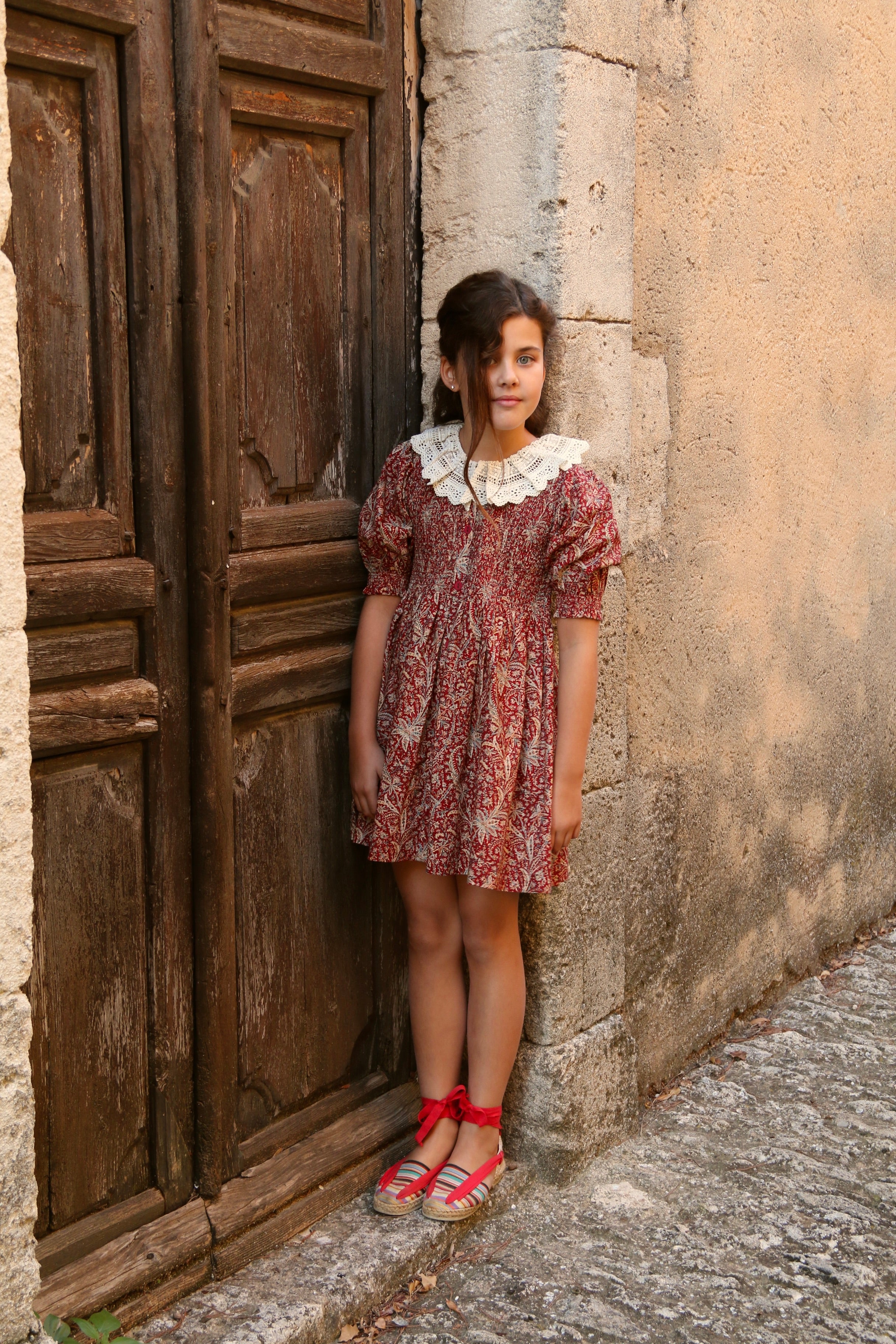 Dress with Hair Clip | Cashmere